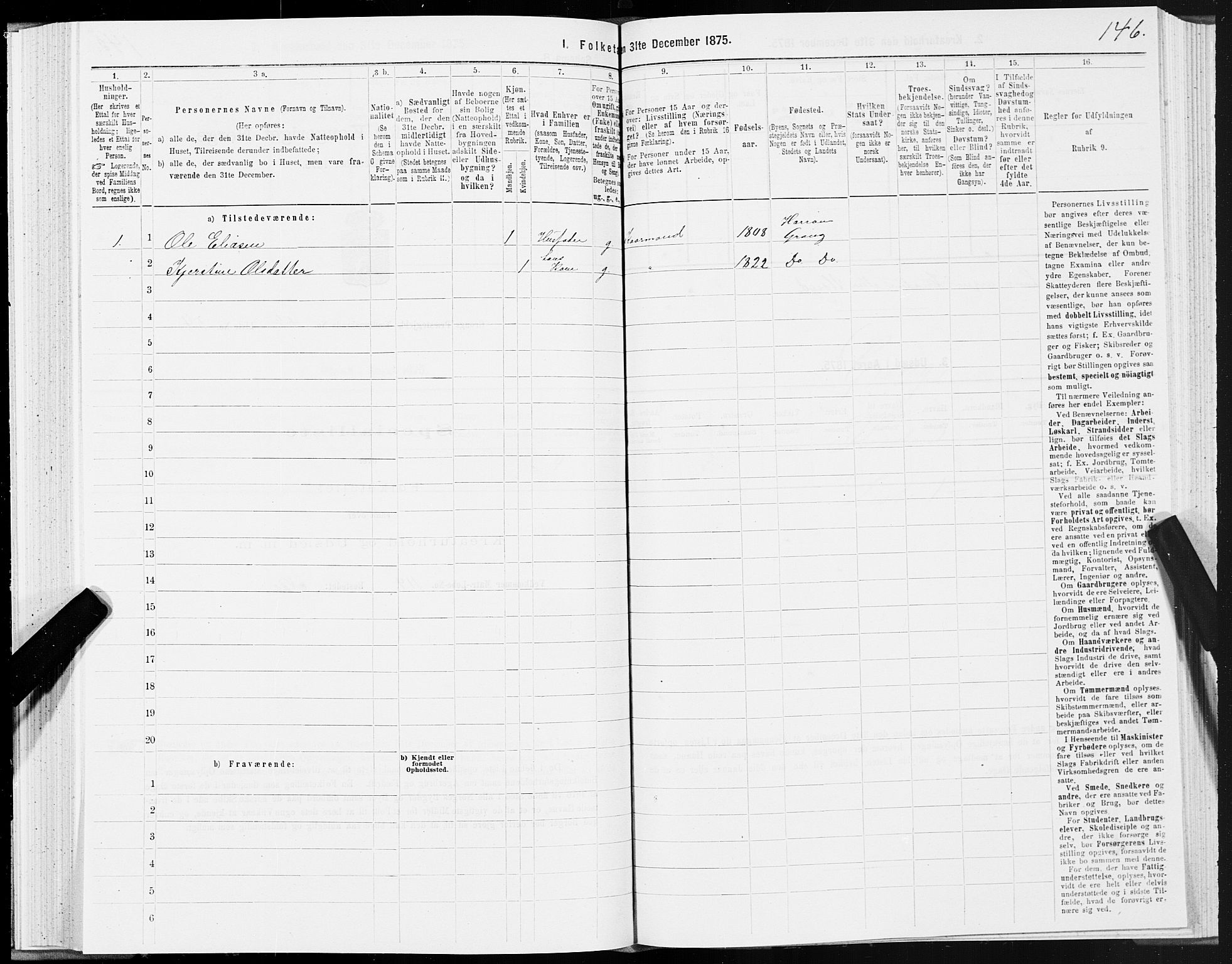 SAT, 1875 census for 1742P Grong, 1875, p. 3146