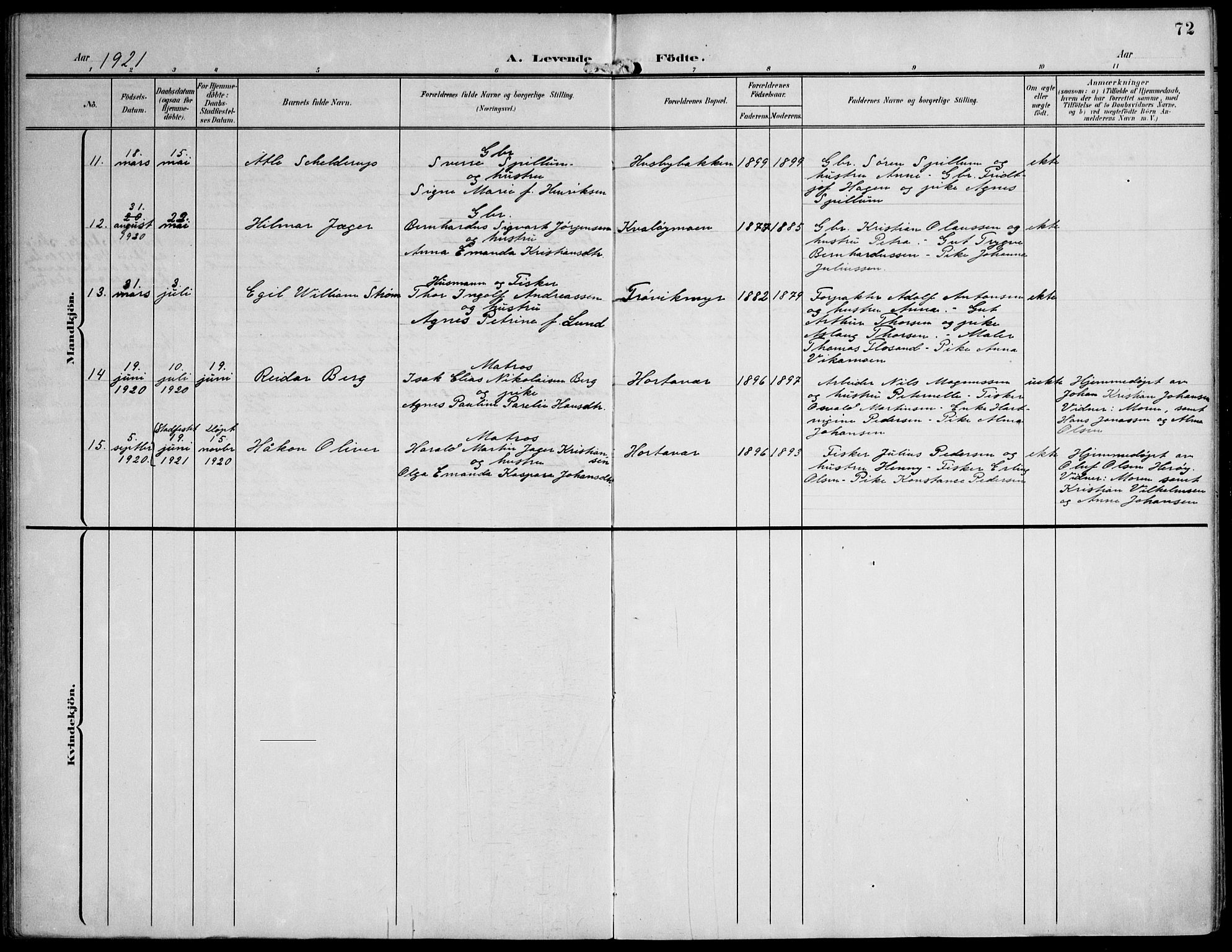 Ministerialprotokoller, klokkerbøker og fødselsregistre - Nord-Trøndelag, AV/SAT-A-1458/788/L0698: Parish register (official) no. 788A05, 1902-1921, p. 72