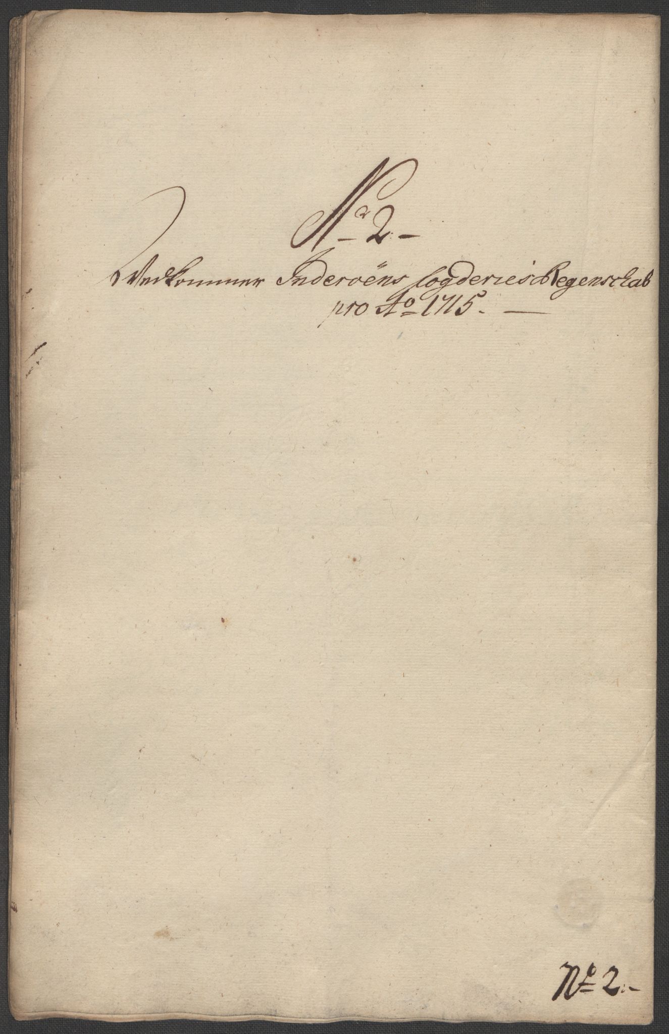 Rentekammeret inntil 1814, Reviderte regnskaper, Fogderegnskap, AV/RA-EA-4092/R63/L4323: Fogderegnskap Inderøy, 1715, p. 140