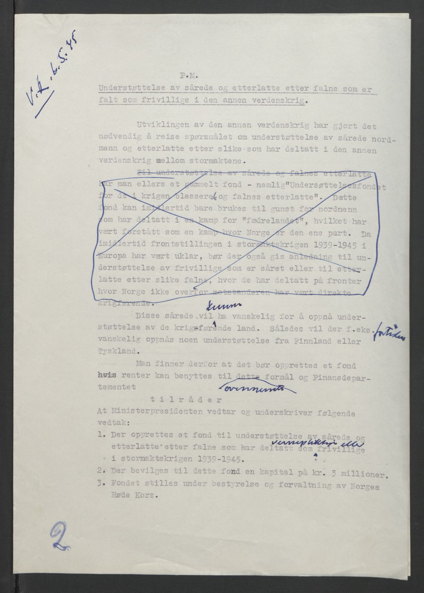 NS-administrasjonen 1940-1945 (Statsrådsekretariatet, de kommisariske statsråder mm), RA/S-4279/D/Db/L0090: Foredrag til vedtak utenfor ministermøte, 1942-1945, p. 699