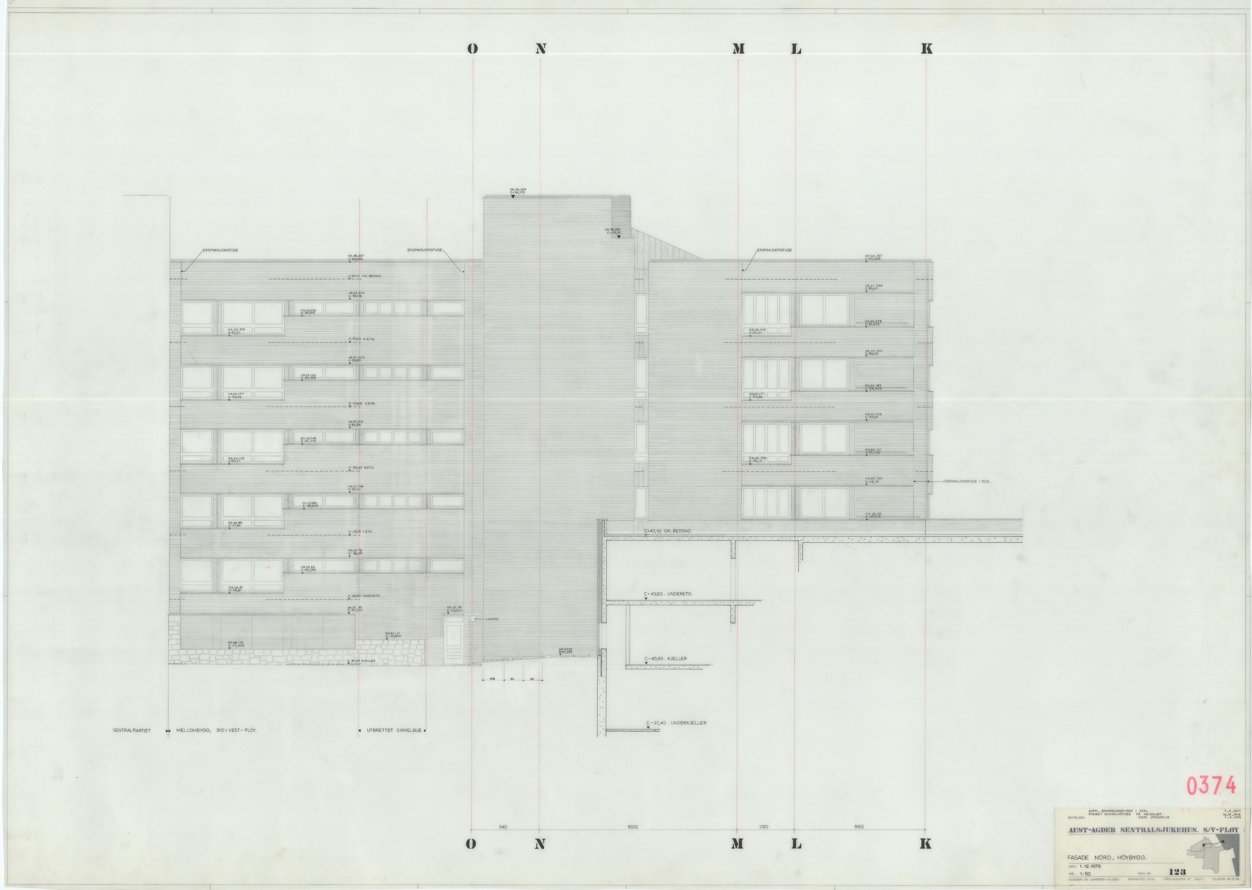 Eliassen og Lambertz-Nilssen Arkitekter, AAKS/PA-2983/T/T03/L0002: Tegningskogger 374, 1974-1978, p. 21