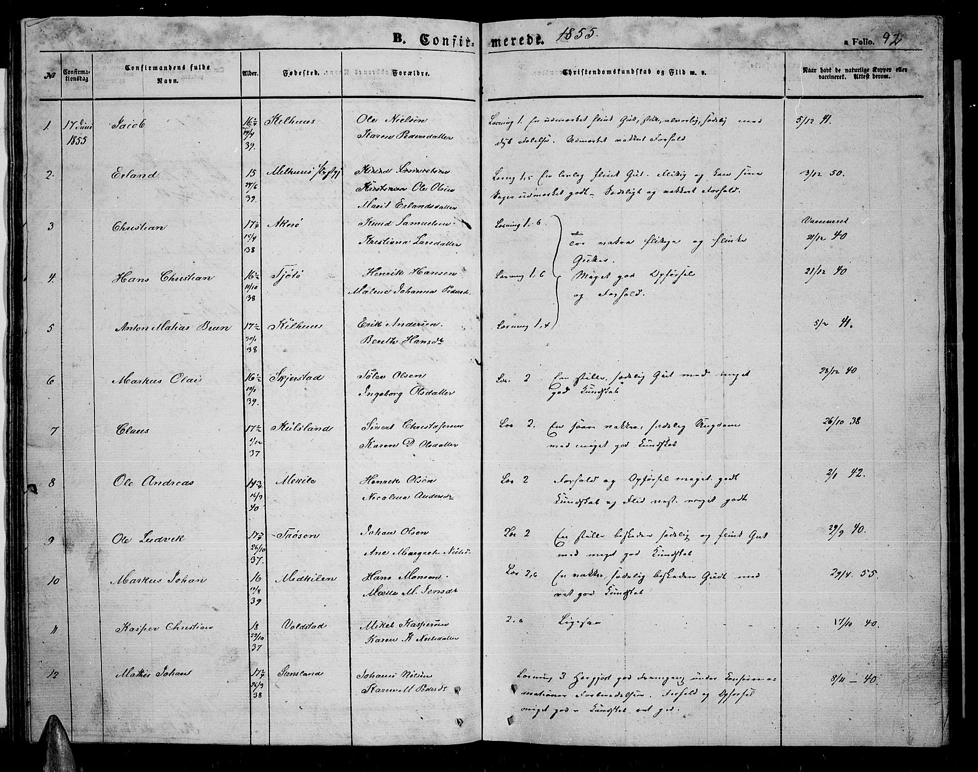 Trondenes sokneprestkontor, SATØ/S-1319/H/Hb/L0007klokker: Parish register (copy) no. 7, 1855-1862, p. 92