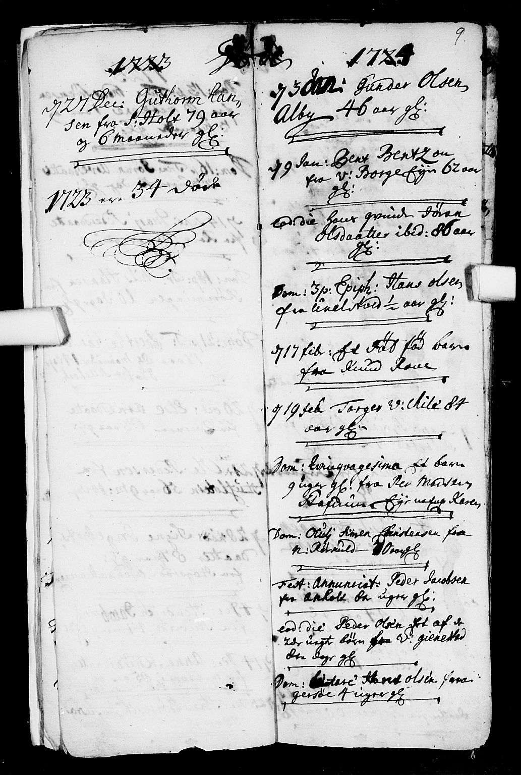 Stokke kirkebøker, AV/SAKO-A-320/F/Fa/L0001: Parish register (official) no. I 1, 1717-1733, p. 9