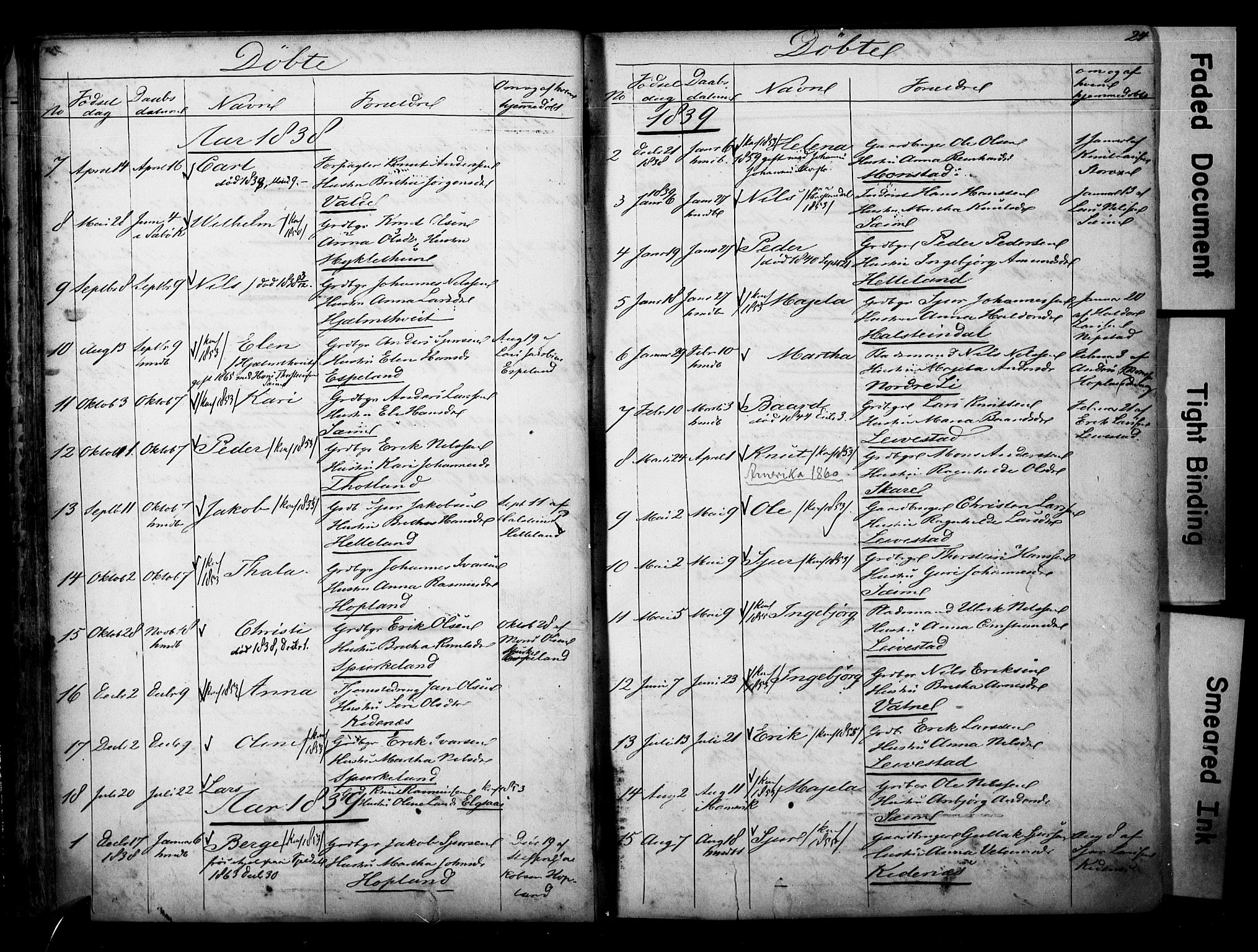 Alversund Sokneprestembete, SAB/A-73901/H/Ha/Hab: Parish register (copy) no. D 1, 1800-1870, p. 24
