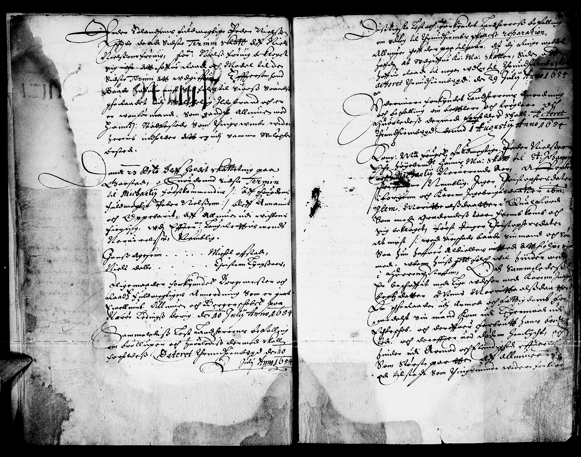 Namdal sorenskriveri, SAT/A-4133/1/1/1A/L0001: Tingbok, 1654-1661, p. 3b-4a