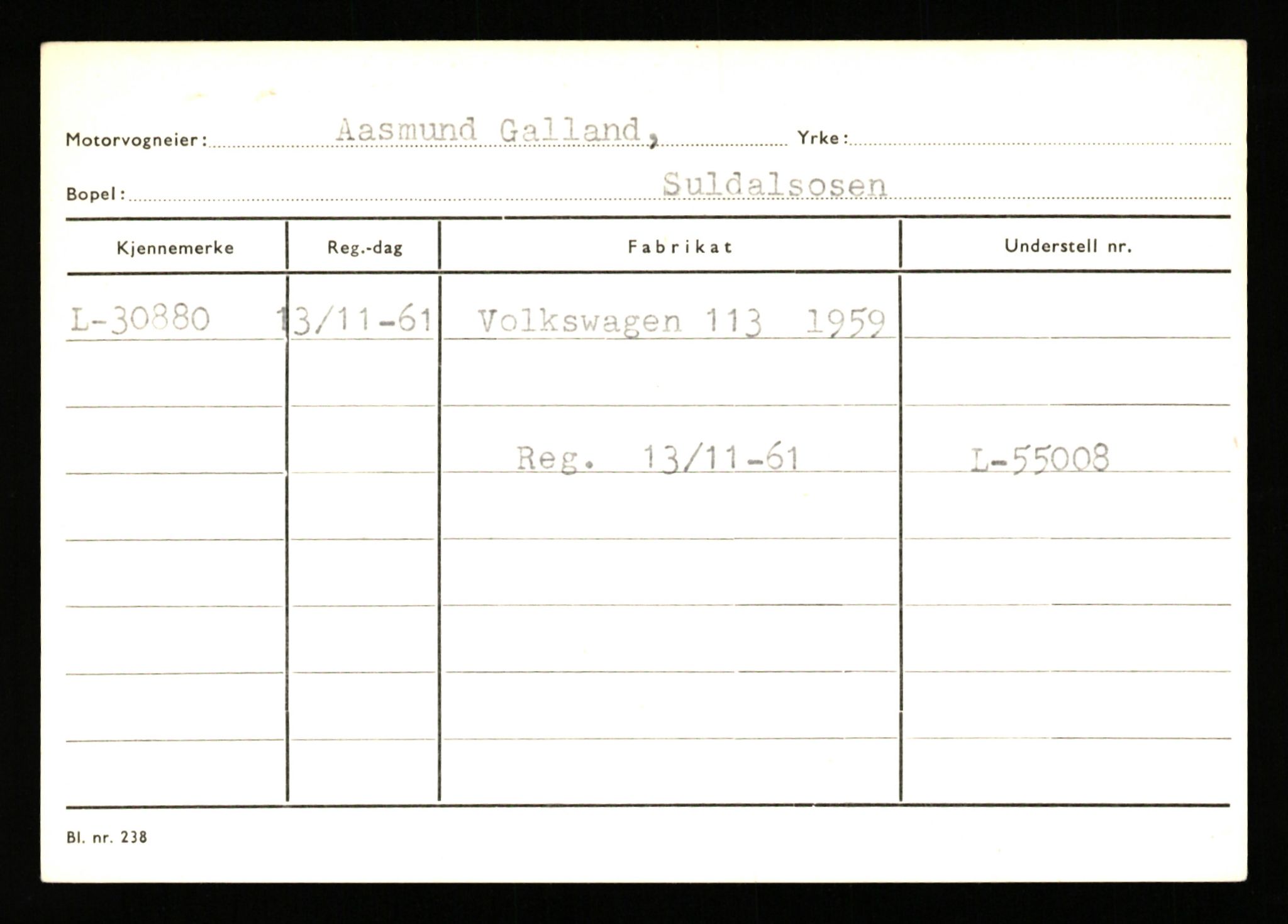 Stavanger trafikkstasjon, AV/SAST-A-101942/0/G/L0005: Registreringsnummer: 23000 - 34245, 1930-1971, p. 2423