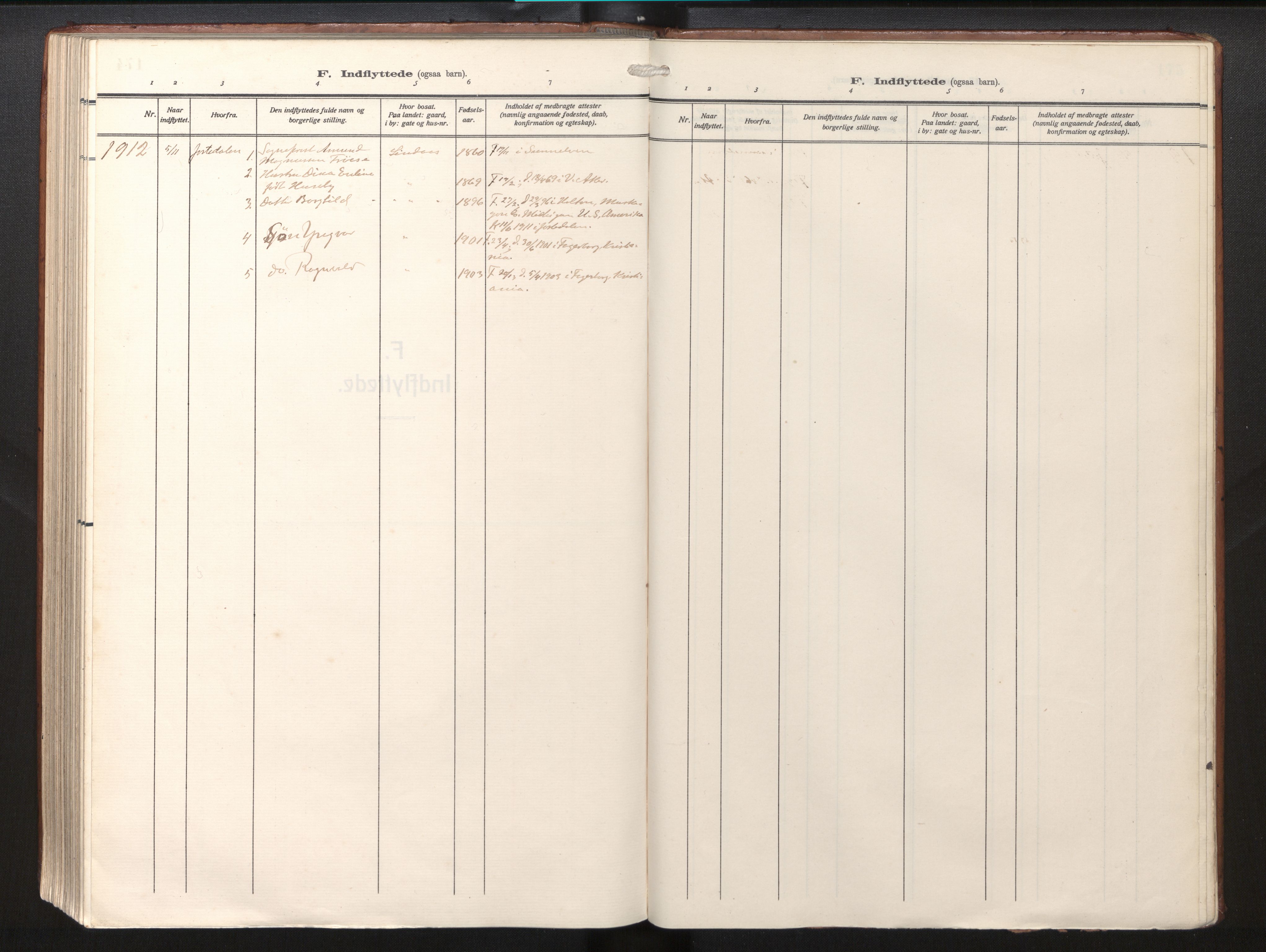 Lindås Sokneprestembete, SAB/A-76701/H/Haa/Haab/L0003: Parish register (official) no. B 3, 1912-1929