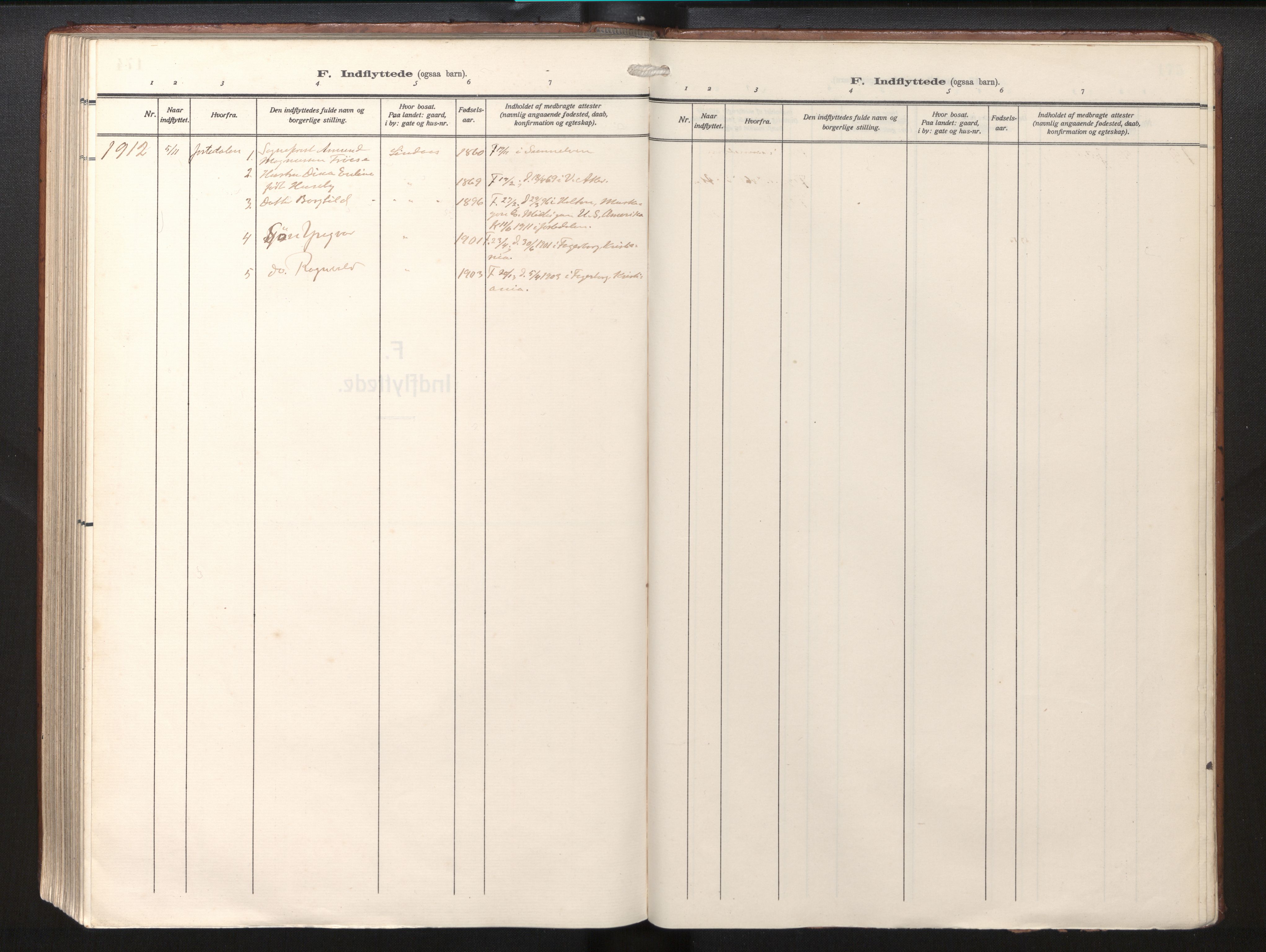 Lindås Sokneprestembete, AV/SAB-A-76701/H/Haa/Haab/L0003: Parish register (official) no. B 3, 1912-1929