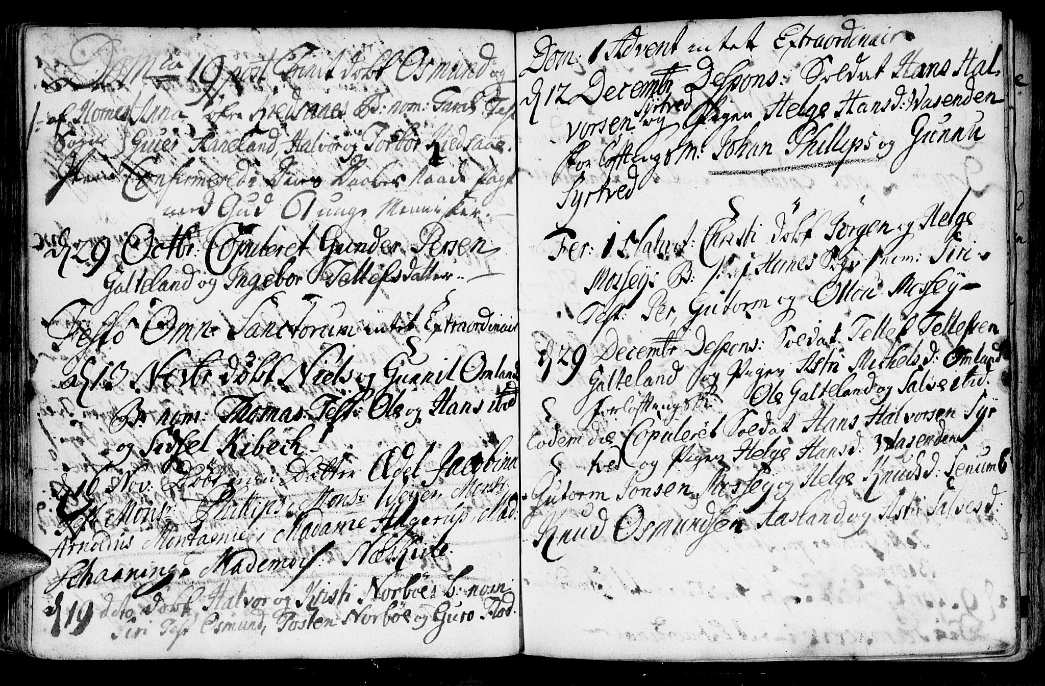 Evje sokneprestkontor, SAK/1111-0008/F/Fa/Faa/L0001: Parish register (official) no. A 1, 1705-1760, p. 93