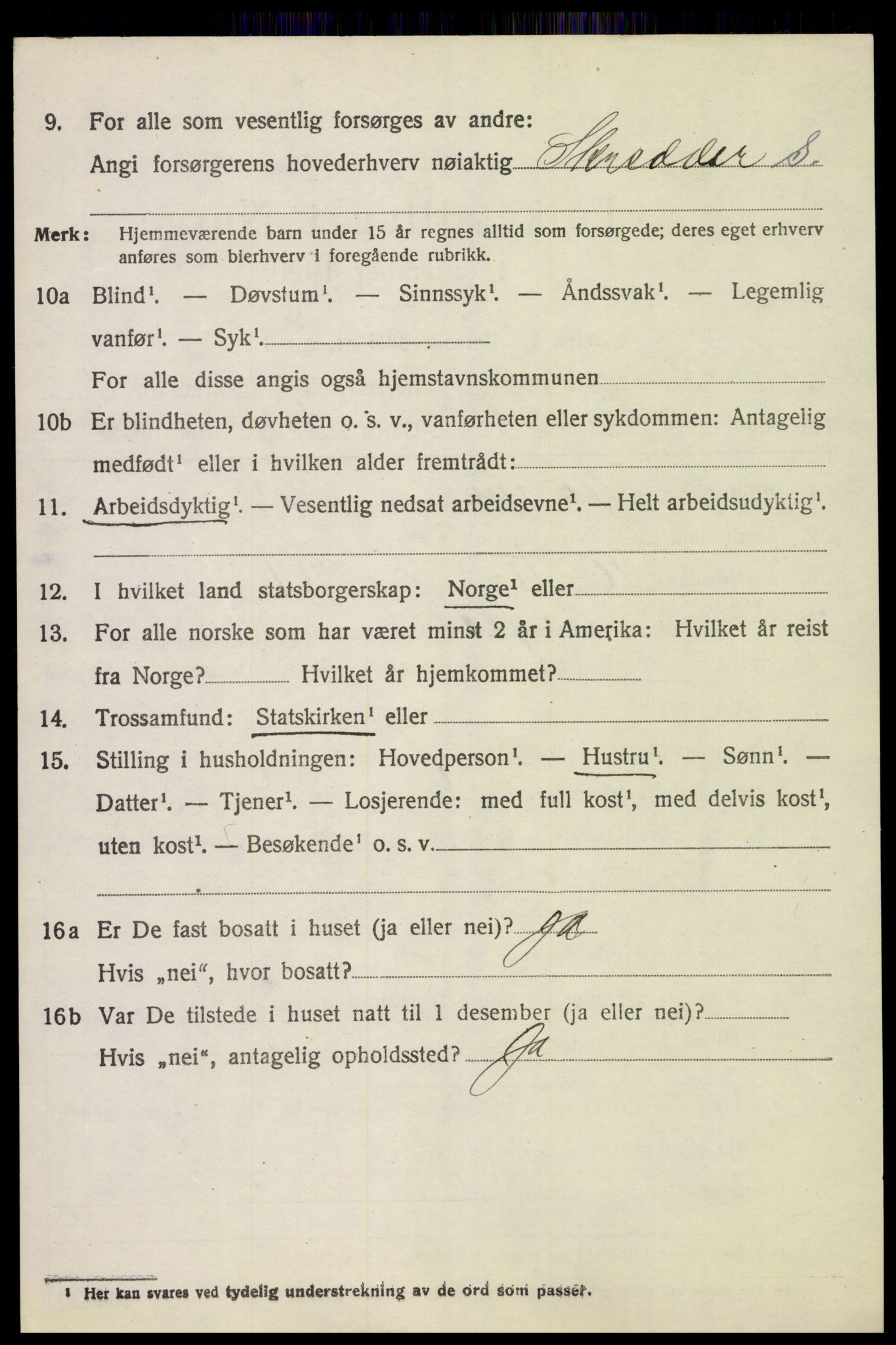 SAH, 1920 census for Ringsaker, 1920, p. 18333