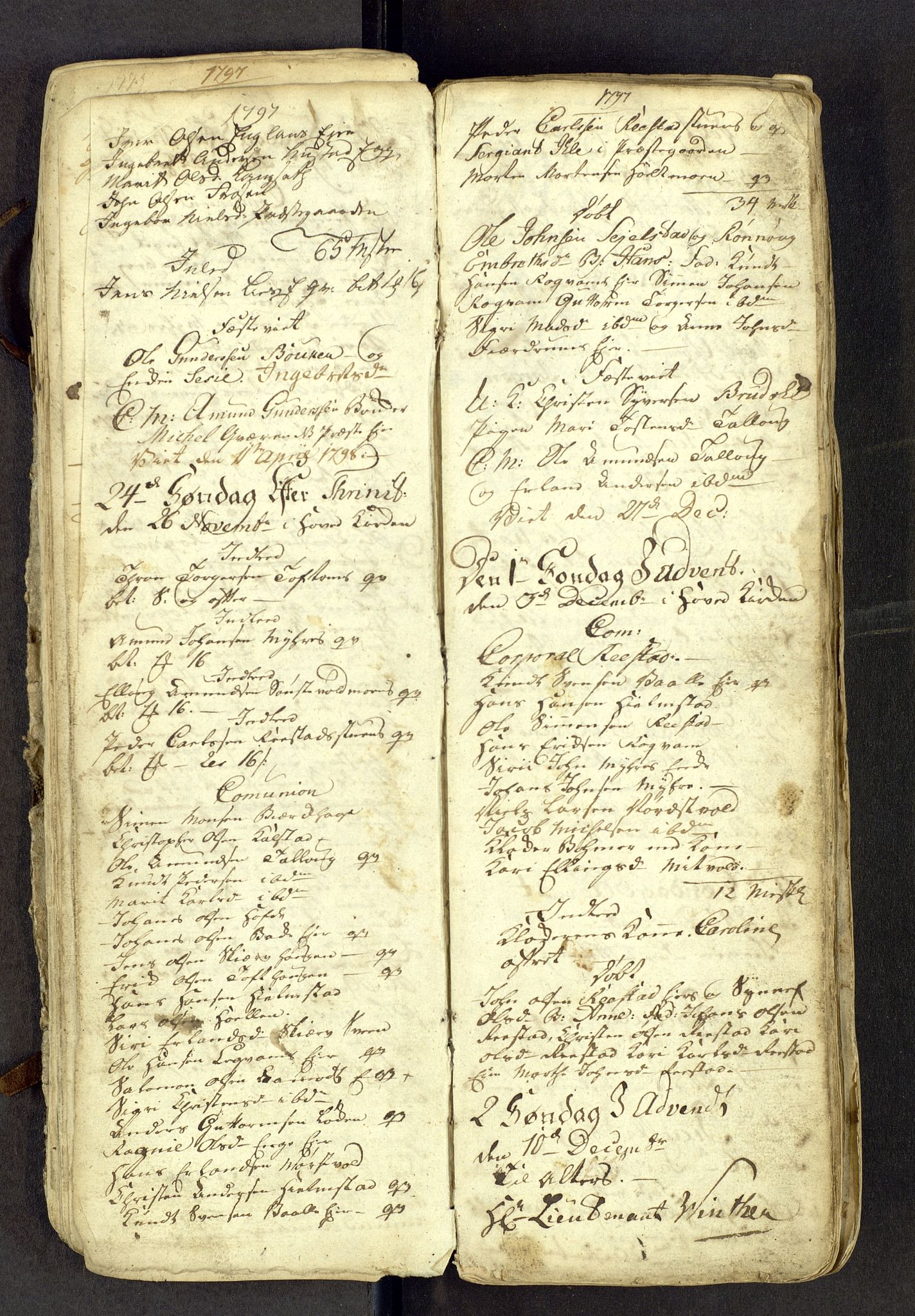 Gausdal prestekontor, SAH/PREST-090/H/Ha: Parish register draft no. -, 1794-1811