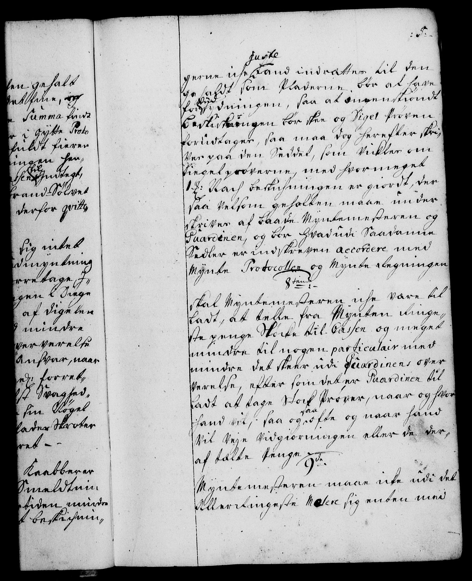 Rentekammeret, Kammerkanselliet, RA/EA-3111/G/Gg/Ggi/L0002: Norsk instruksjonsprotokoll med register (merket RK 53.35), 1729-1751, p. 5