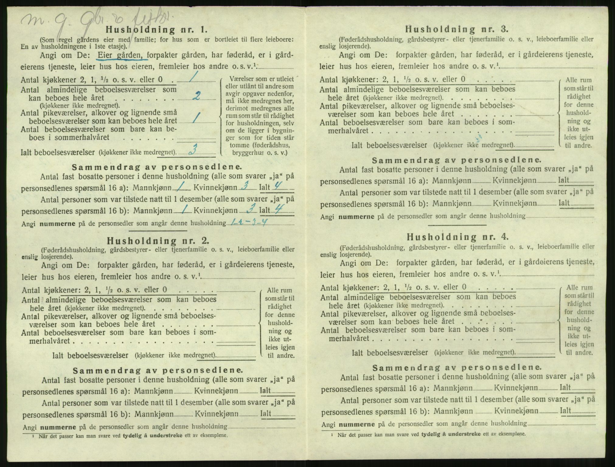 SAT, 1920 census for Herøy (MR), 1920, p. 1010