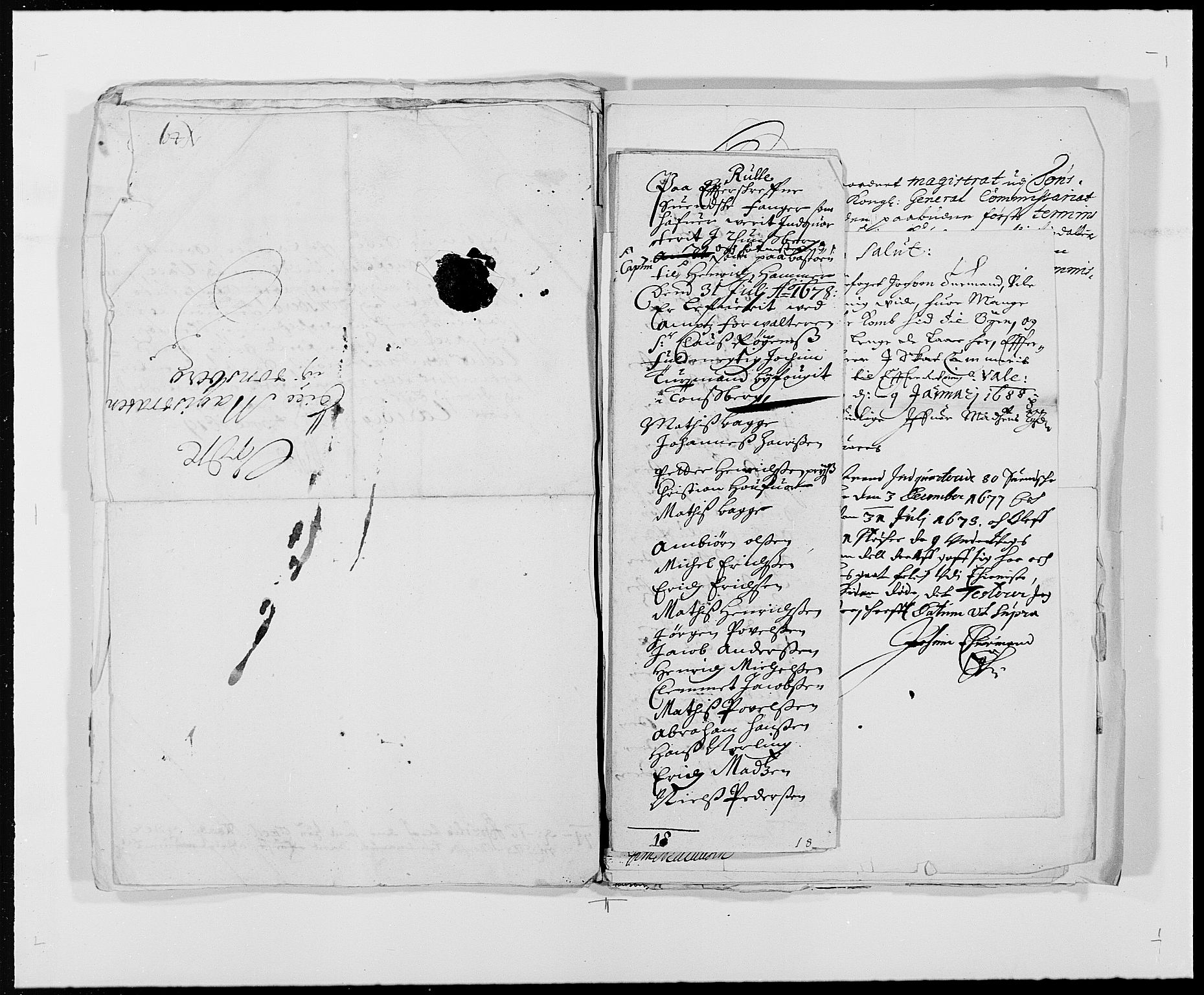 Rentekammeret inntil 1814, Reviderte regnskaper, Byregnskaper, AV/RA-EA-4066/R/Rh/L0158: [H1] Kontribusjonsregnskap, 1664-1692, p. 141