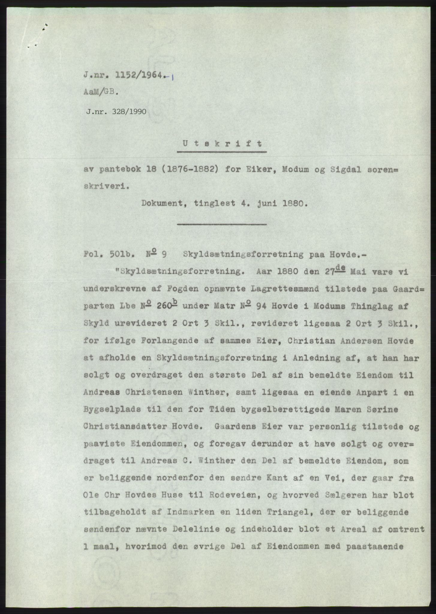 Statsarkivet i Kongsberg, SAKO/A-0001, 1964, p. 2
