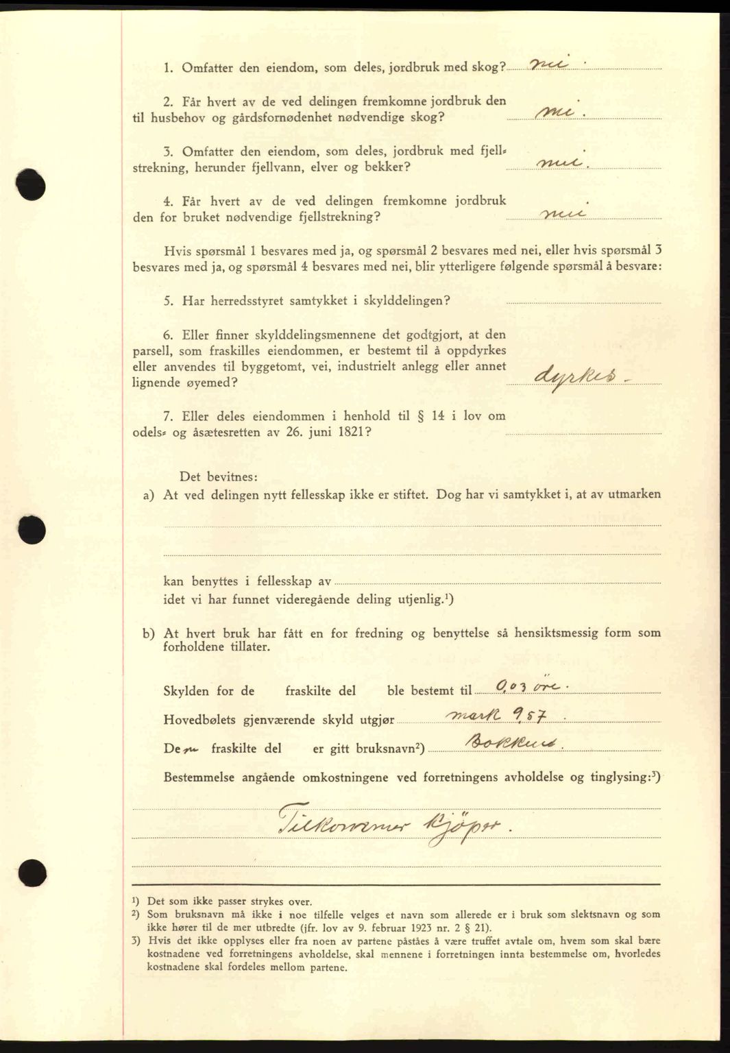 Nordmøre sorenskriveri, AV/SAT-A-4132/1/2/2Ca: Mortgage book no. A90, 1941-1941, Diary no: : 1515/1941