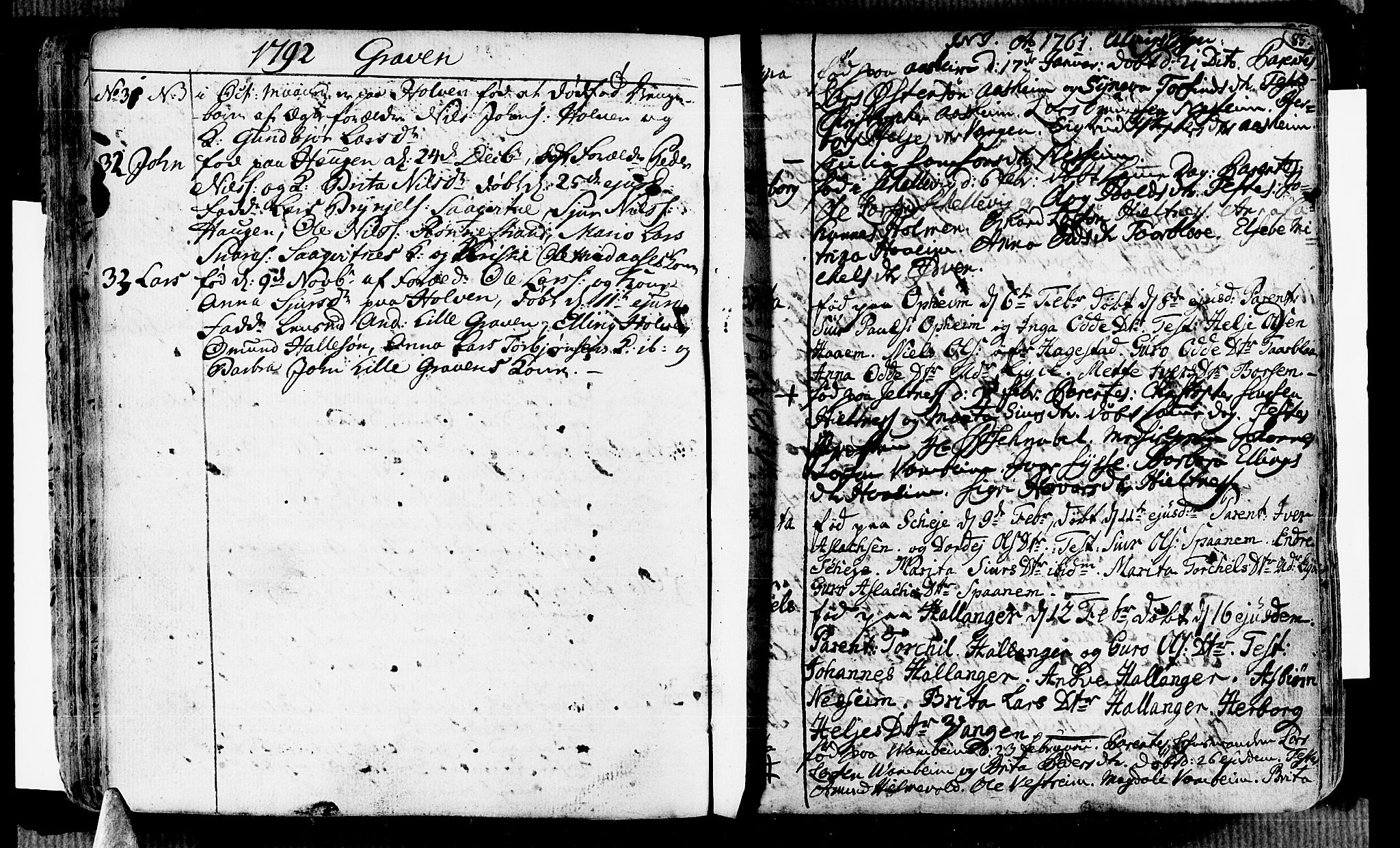 Ulvik sokneprestembete, AV/SAB-A-78801/H/Haa: Parish register (official) no. A 7, 1761-1792, p. 106-107