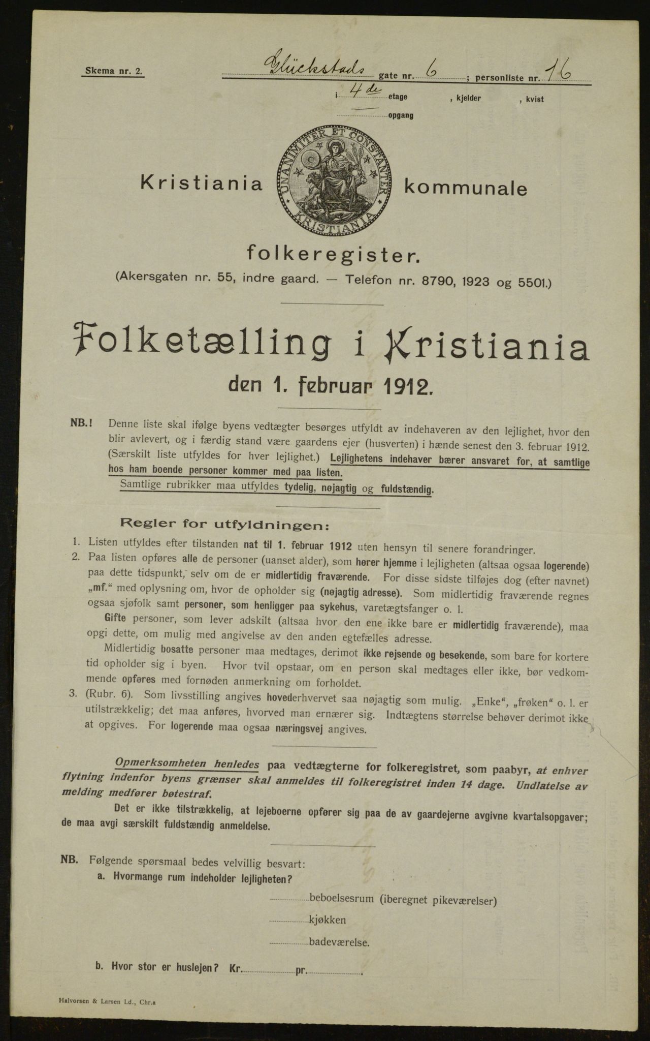 OBA, Municipal Census 1912 for Kristiania, 1912, p. 29333