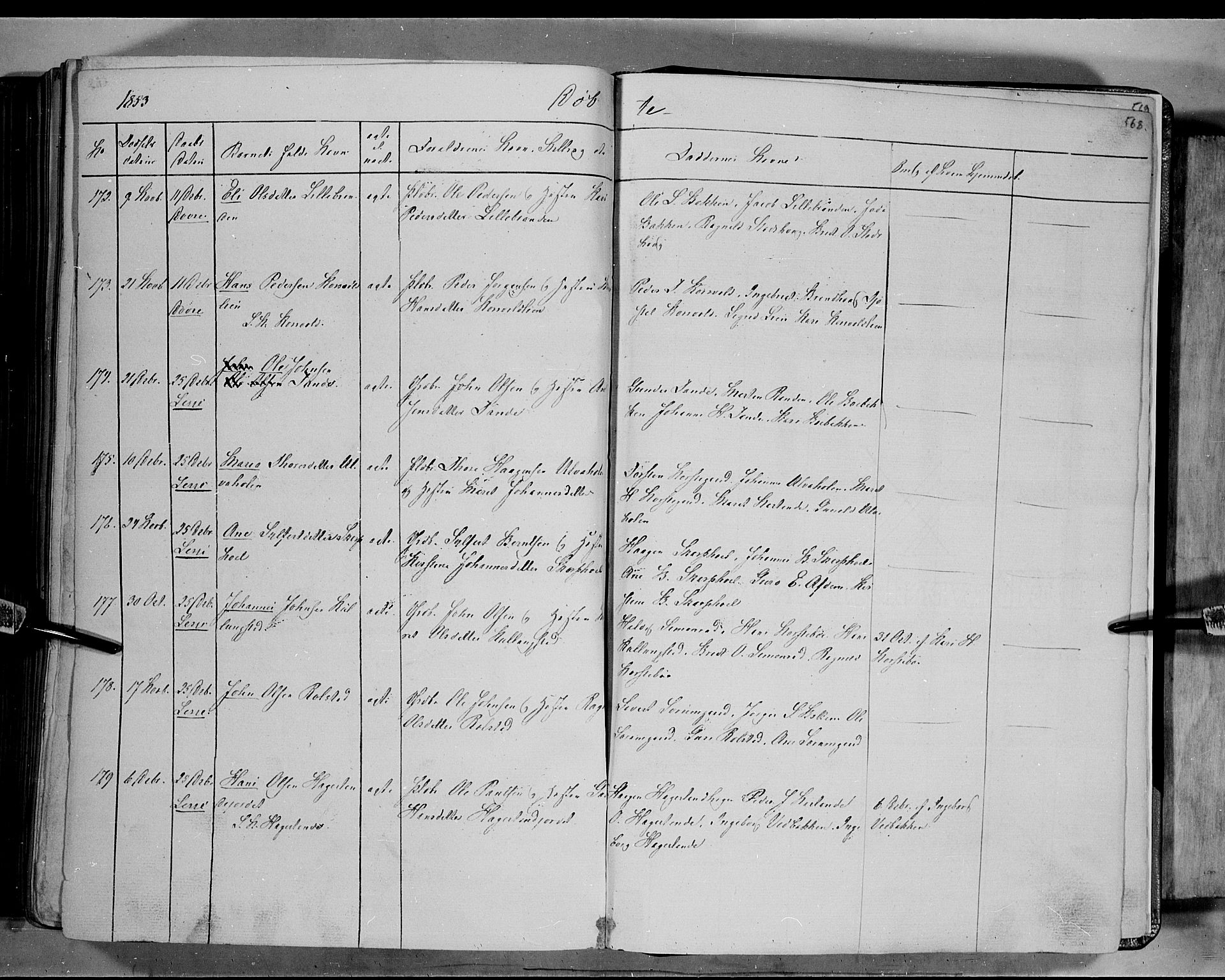 Lesja prestekontor, SAH/PREST-068/H/Ha/Haa/L0006: Parish register (official) no. 6B, 1843-1854, p. 568