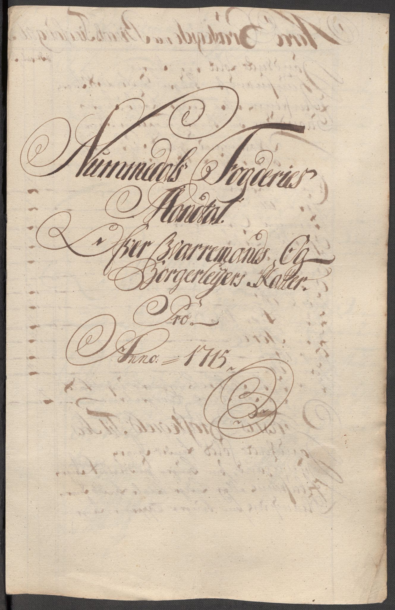 Rentekammeret inntil 1814, Reviderte regnskaper, Fogderegnskap, RA/EA-4092/R64/L4436: Fogderegnskap Namdal, 1715, p. 118