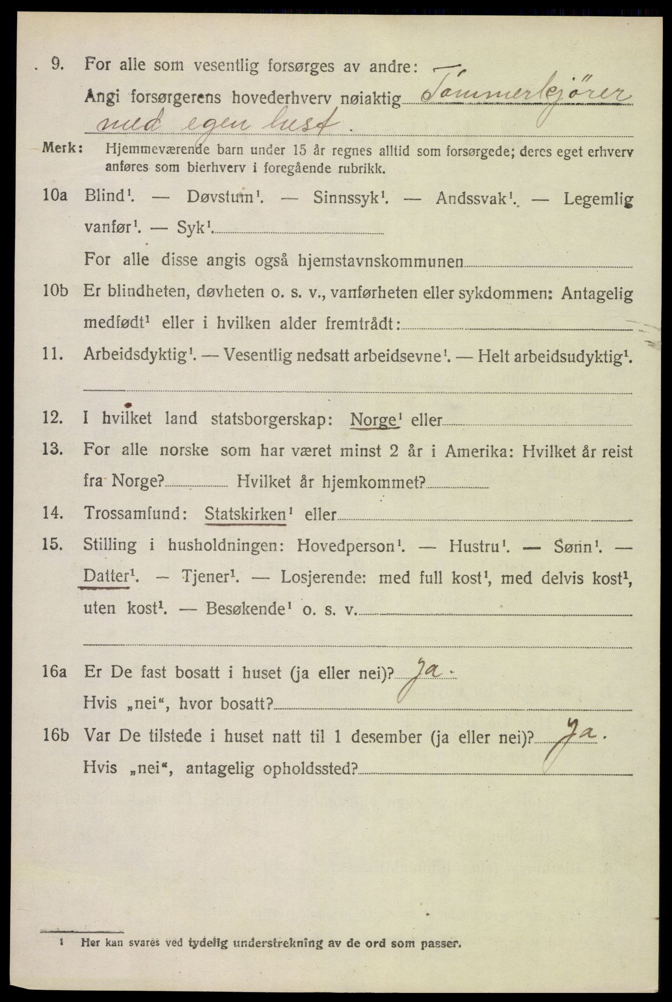 SAH, 1920 census for Nord-Odal, 1920, p. 5066