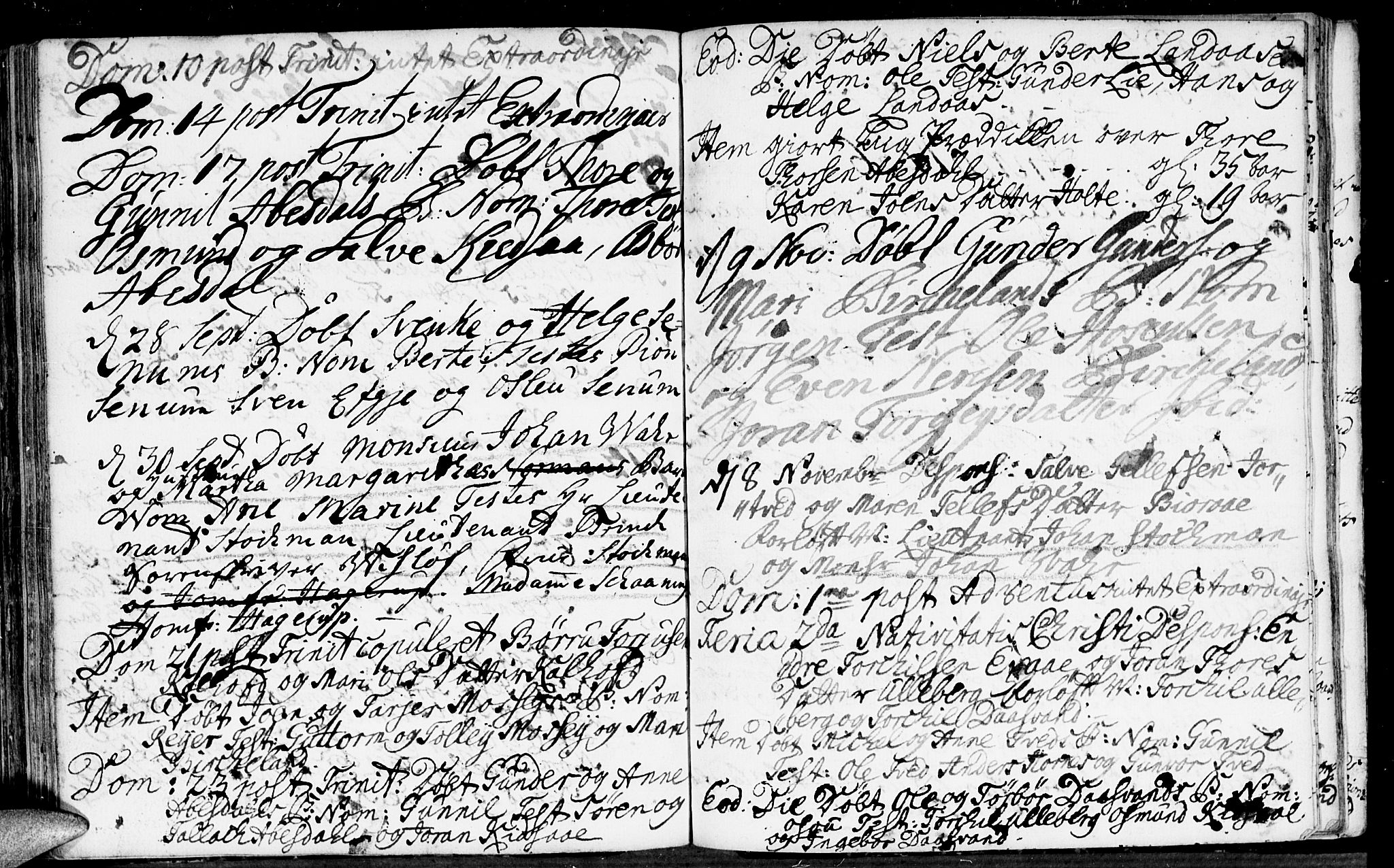 Evje sokneprestkontor, AV/SAK-1111-0008/F/Fa/Fab/L0001: Parish register (official) no. A 1, 1704-1764, p. 230-231