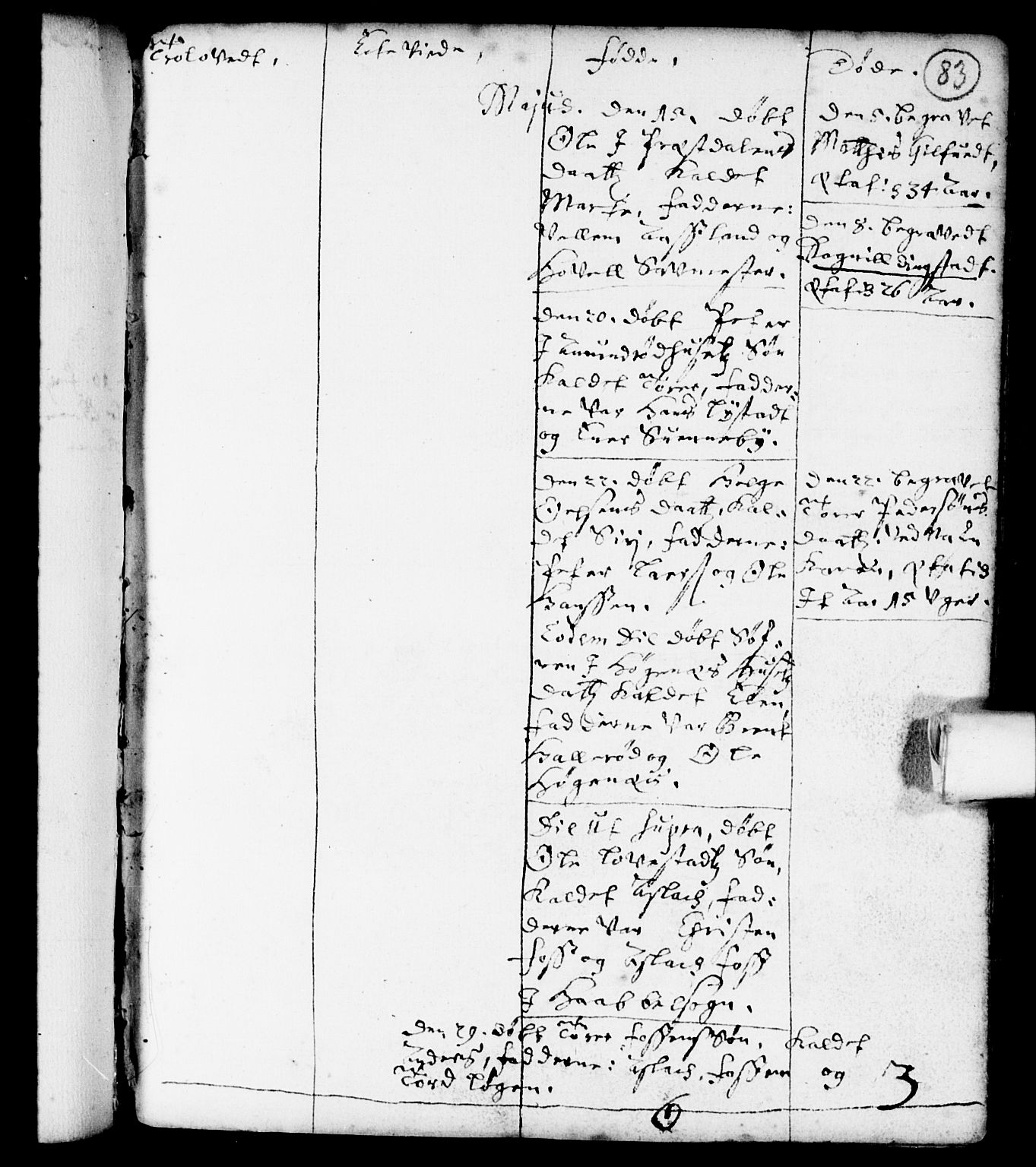 Spydeberg prestekontor Kirkebøker, SAO/A-10924/F/Fa/L0001: Parish register (official) no. I 1, 1696-1738, p. 83