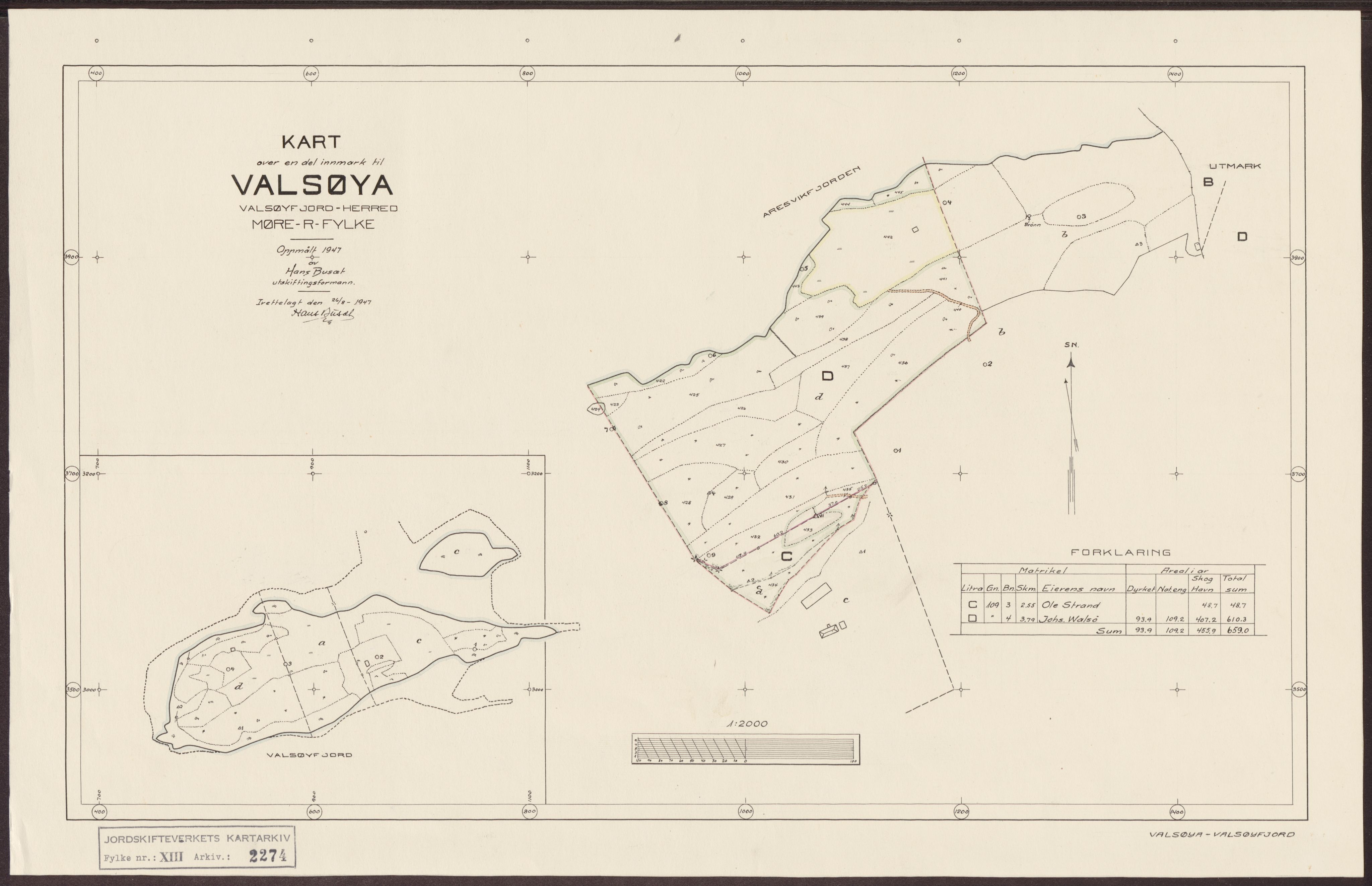 Jordskifteverkets kartarkiv, AV/RA-S-3929/T, 1859-1988, p. 2821
