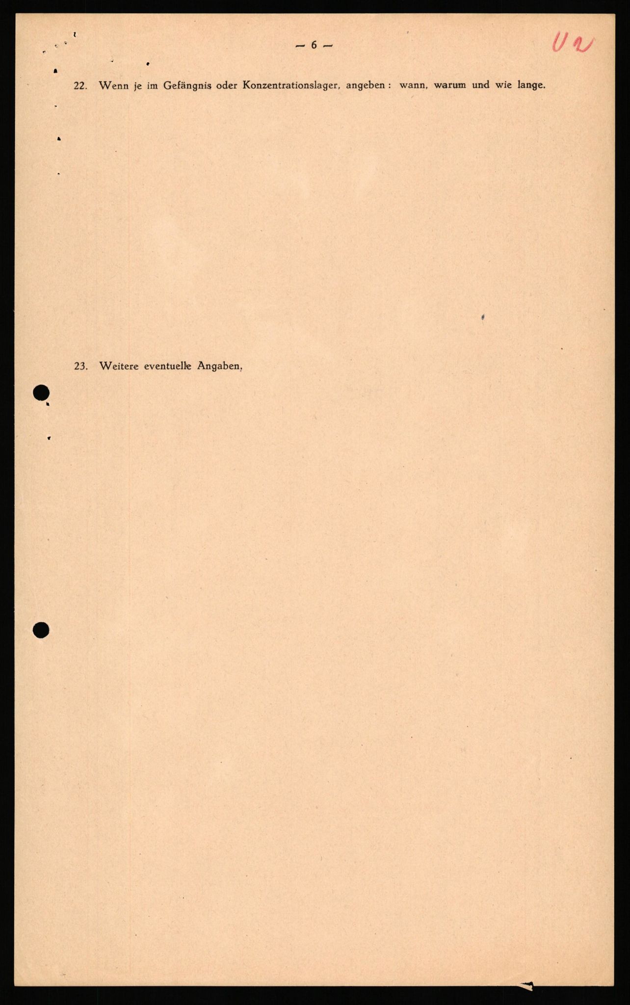 Forsvaret, Forsvarets overkommando II, RA/RAFA-3915/D/Db/L0040: CI Questionaires. Tyske okkupasjonsstyrker i Norge. Østerrikere., 1945-1946, p. 320