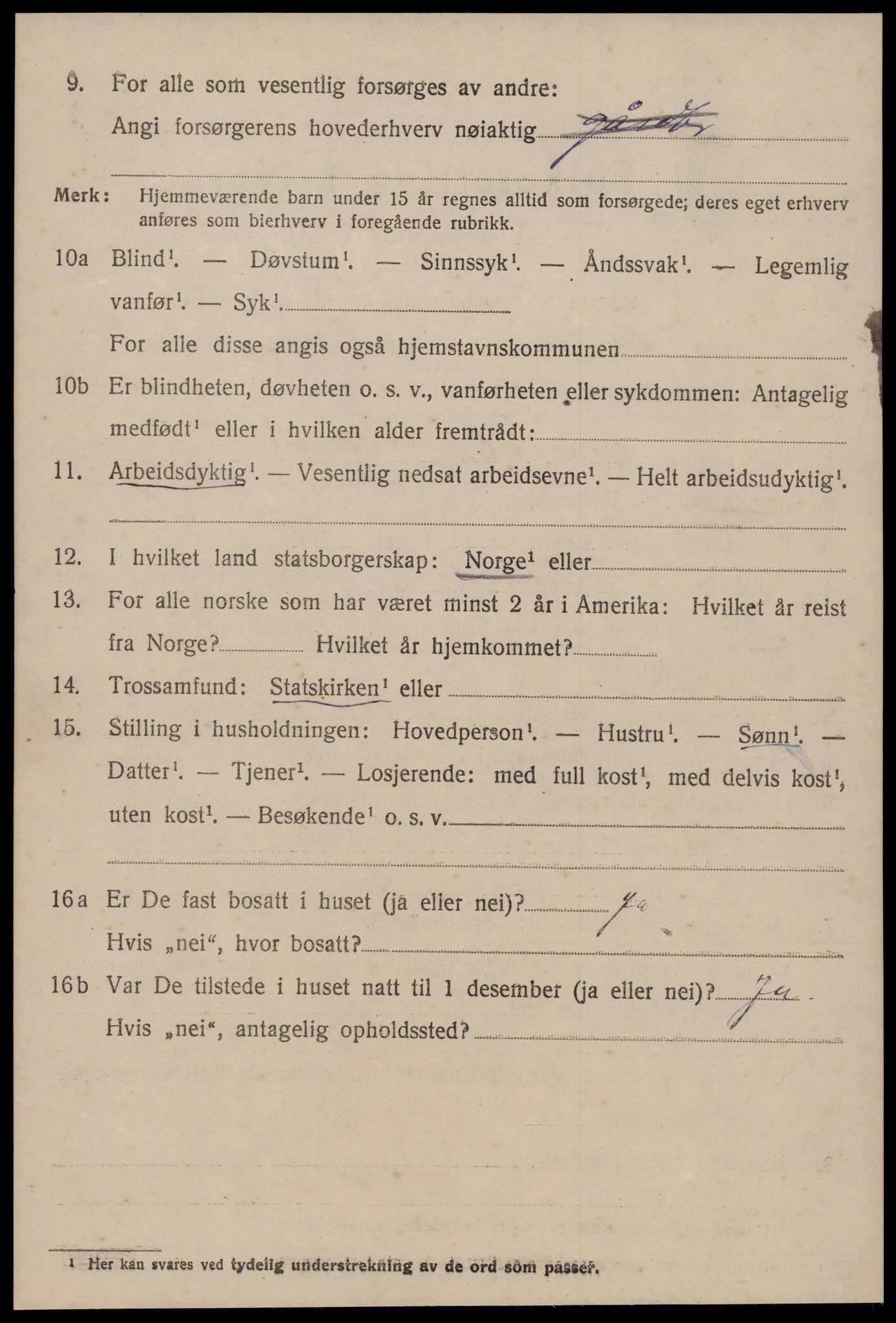 SAT, 1920 census for Aukra, 1920, p. 4238