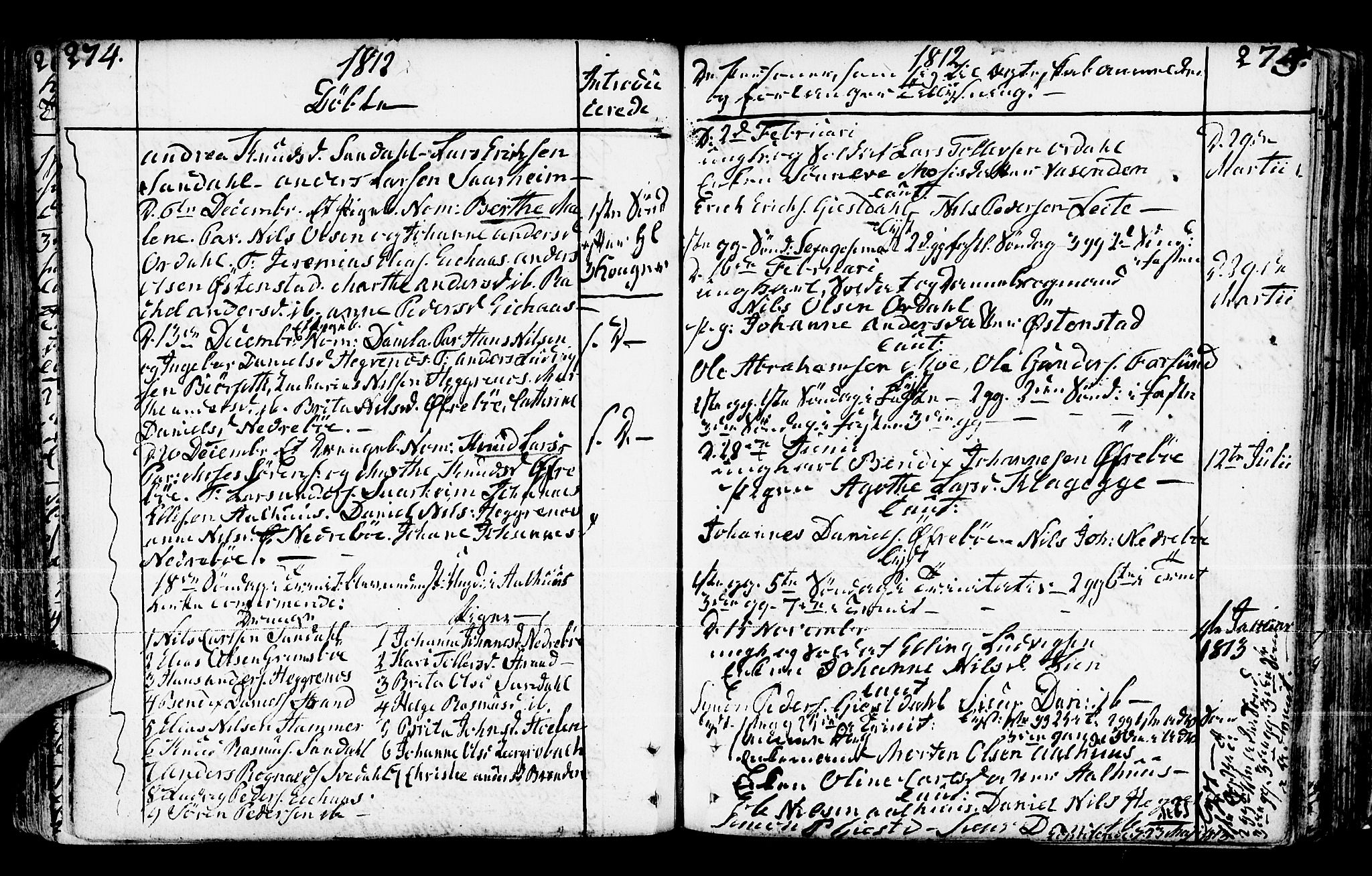 Jølster sokneprestembete, AV/SAB-A-80701/H/Haa/Haaa/L0005: Parish register (official) no. A 5, 1790-1821, p. 274-275