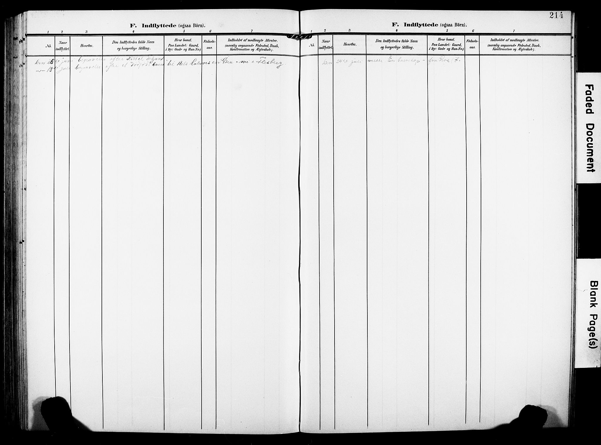 Rollag kirkebøker, AV/SAKO-A-240/G/Ga/L0005: Parish register (copy) no. I 5, 1904-1932, p. 214