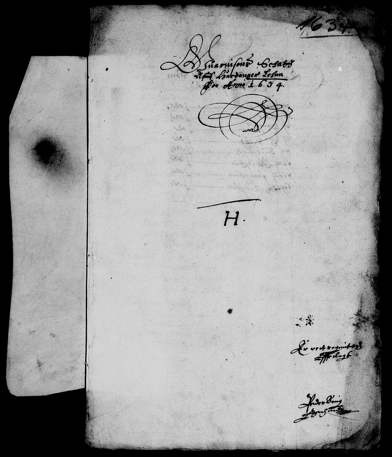 Rentekammeret inntil 1814, Reviderte regnskaper, Lensregnskaper, AV/RA-EA-5023/R/Rb/Rbt/L0068: Bergenhus len, 1634-1635