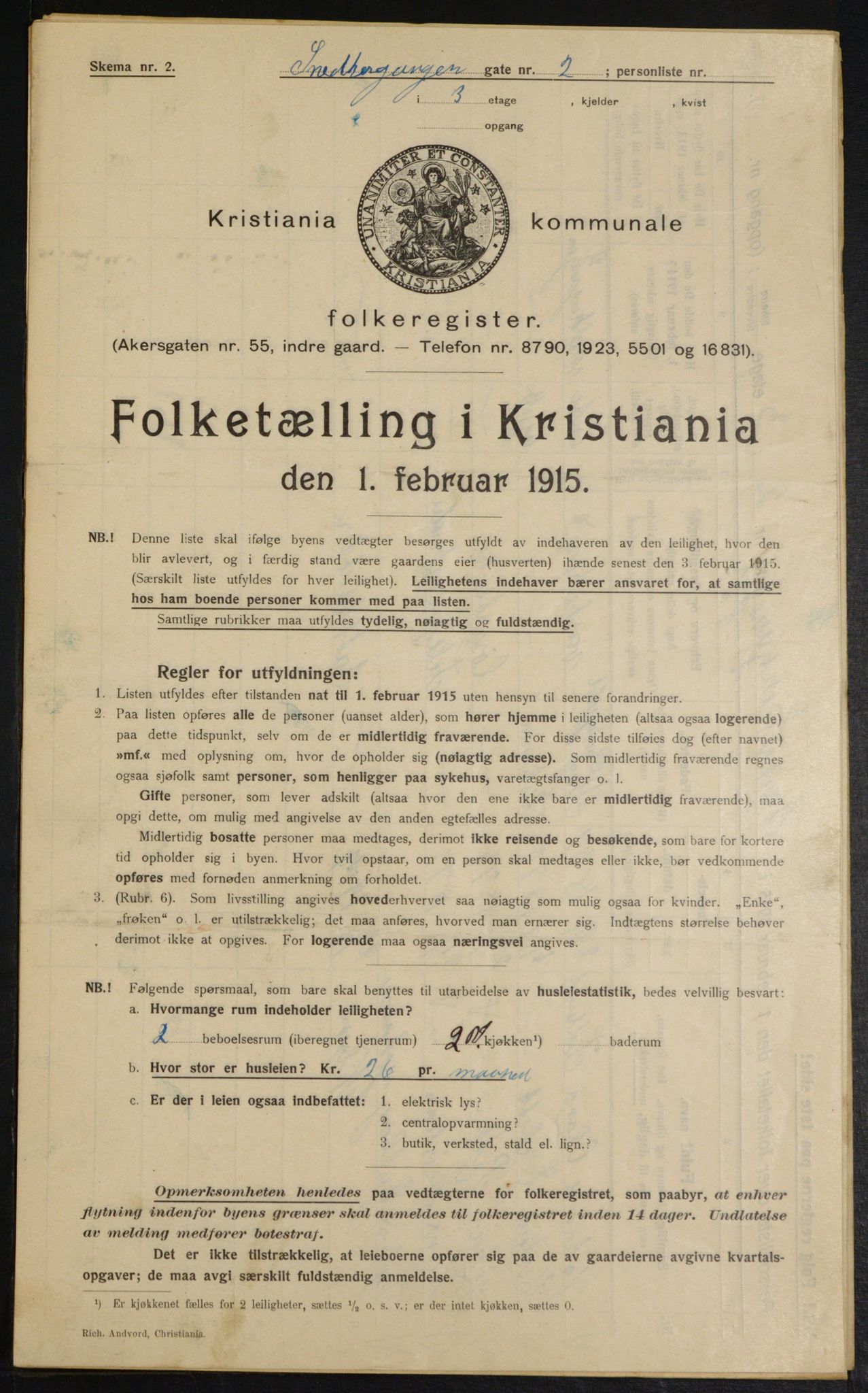 OBA, Municipal Census 1915 for Kristiania, 1915, p. 97822