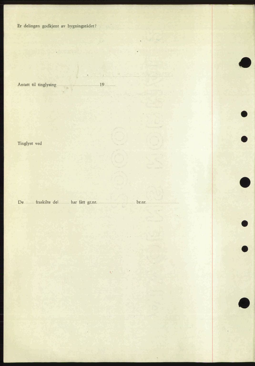 Nordre Sunnmøre sorenskriveri, AV/SAT-A-0006/1/2/2C/2Ca: Mortgage book no. A25, 1947-1947, Diary no: : 1900/1947