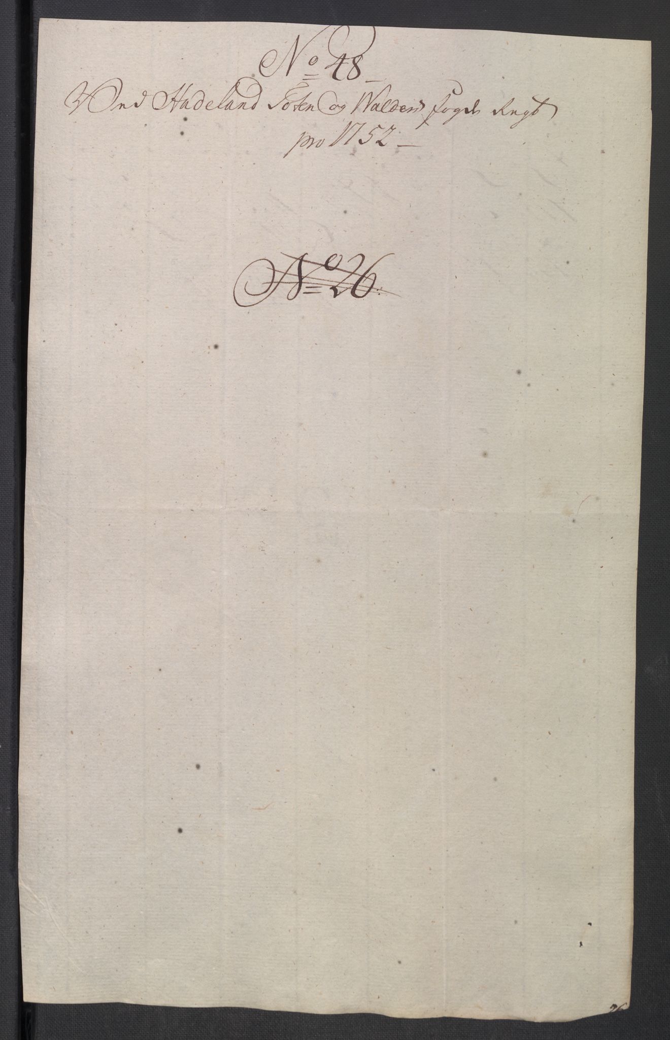 Rentekammeret inntil 1814, Reviderte regnskaper, Fogderegnskap, AV/RA-EA-4092/R18/L1349: Fogderegnskap Hadeland, Toten og Valdres, 1752-1753, p. 206