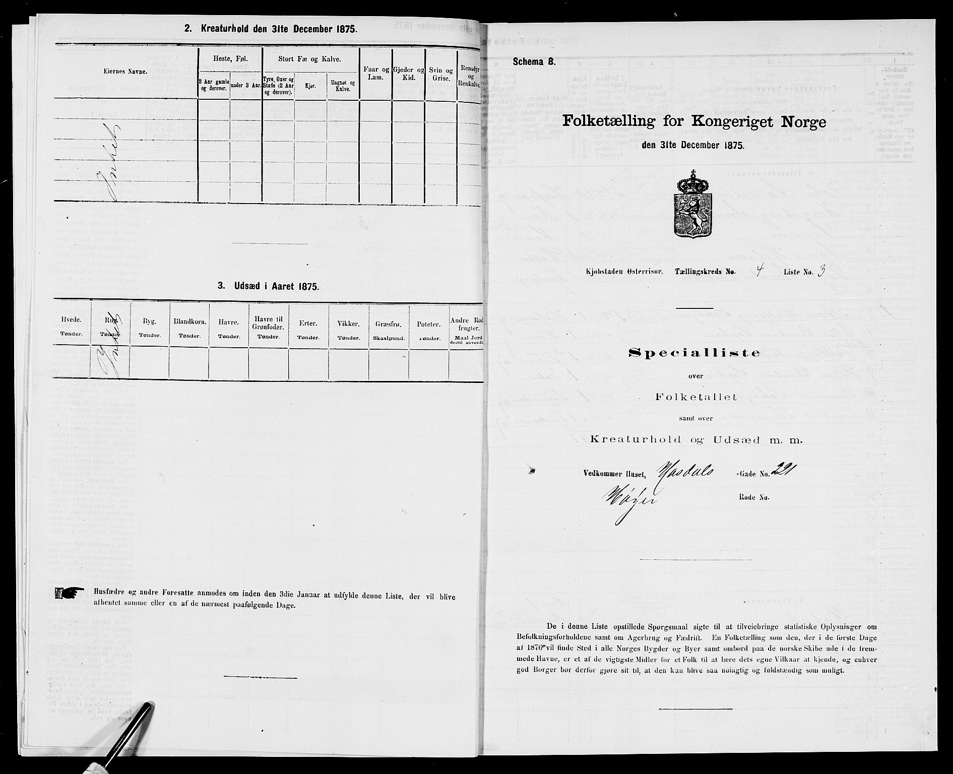 SAK, 1875 census for 0901B Risør/Risør, 1875, p. 519