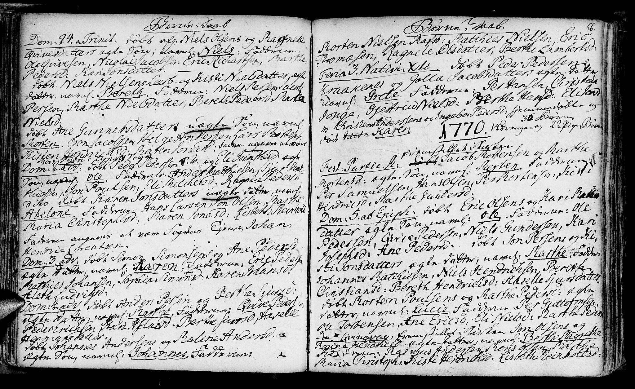Talvik sokneprestkontor, SATØ/S-1337/H/Ha/L0004kirke: Parish register (official) no. 4, 1752-1772, p. 56