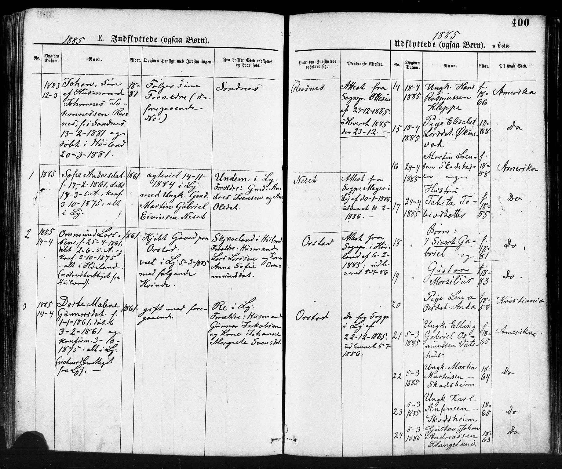 Klepp sokneprestkontor, AV/SAST-A-101803/001/3/30BA/L0006: Parish register (official) no. A 6, 1871-1885, p. 400