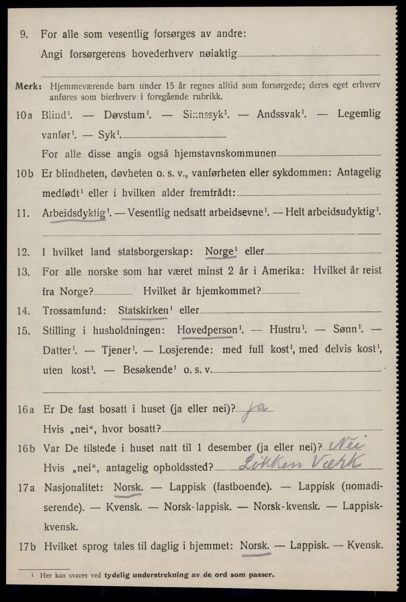 SAT, 1920 census for Meldal, 1920, p. 11342