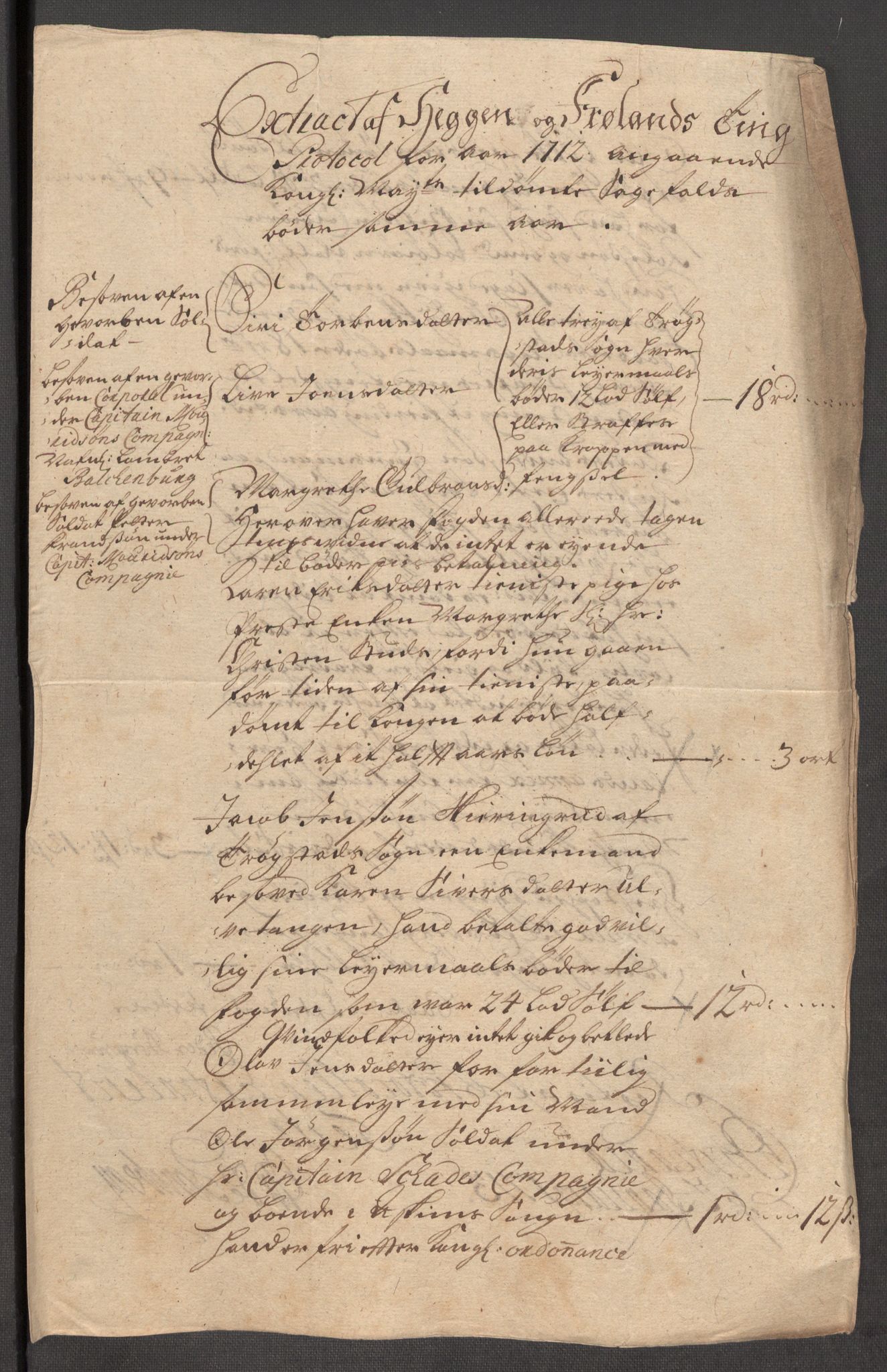 Rentekammeret inntil 1814, Reviderte regnskaper, Fogderegnskap, RA/EA-4092/R07/L0305: Fogderegnskap Rakkestad, Heggen og Frøland, 1712, p. 89