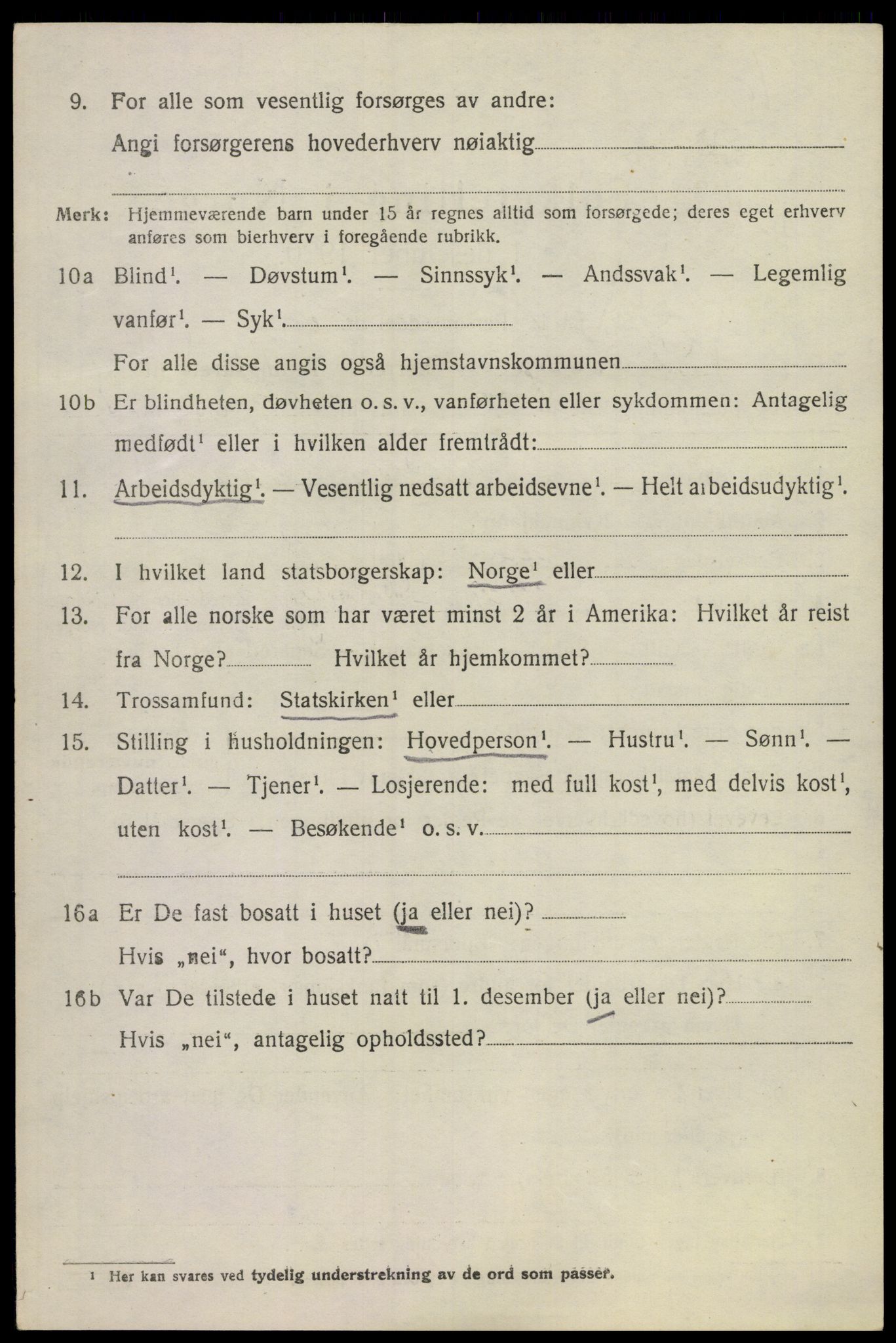 SAKO, 1920 census for Flesberg, 1920, p. 3772