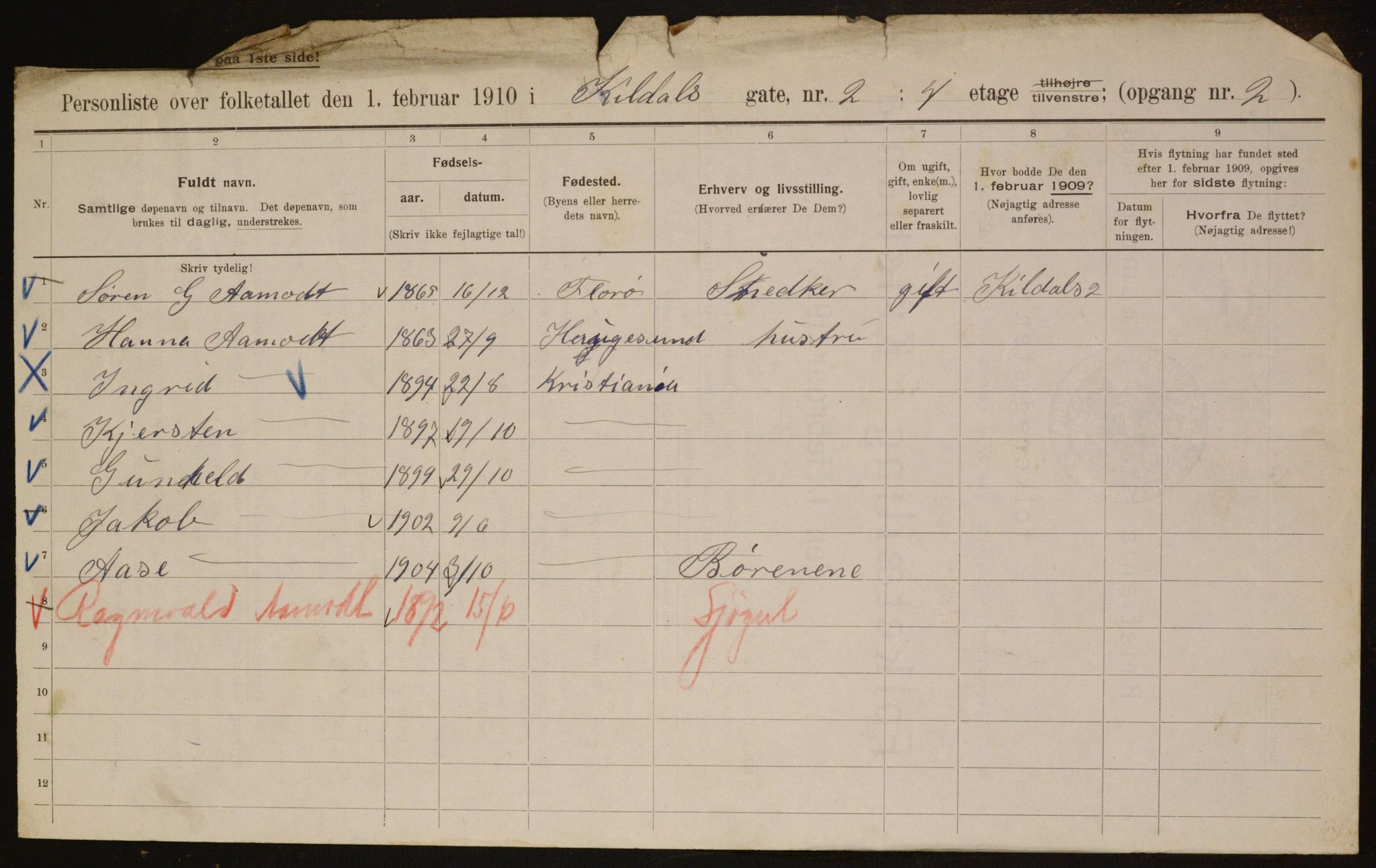 OBA, Municipal Census 1910 for Kristiania, 1910, p. 47981