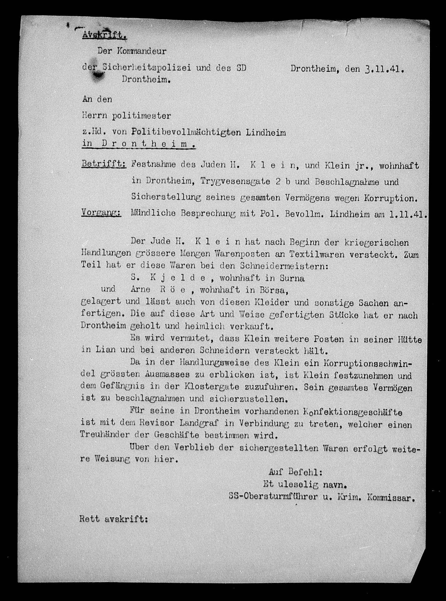 Justisdepartementet, Tilbakeføringskontoret for inndratte formuer, AV/RA-S-1564/H/Hc/Hca/L0901: --, 1945-1947, p. 80