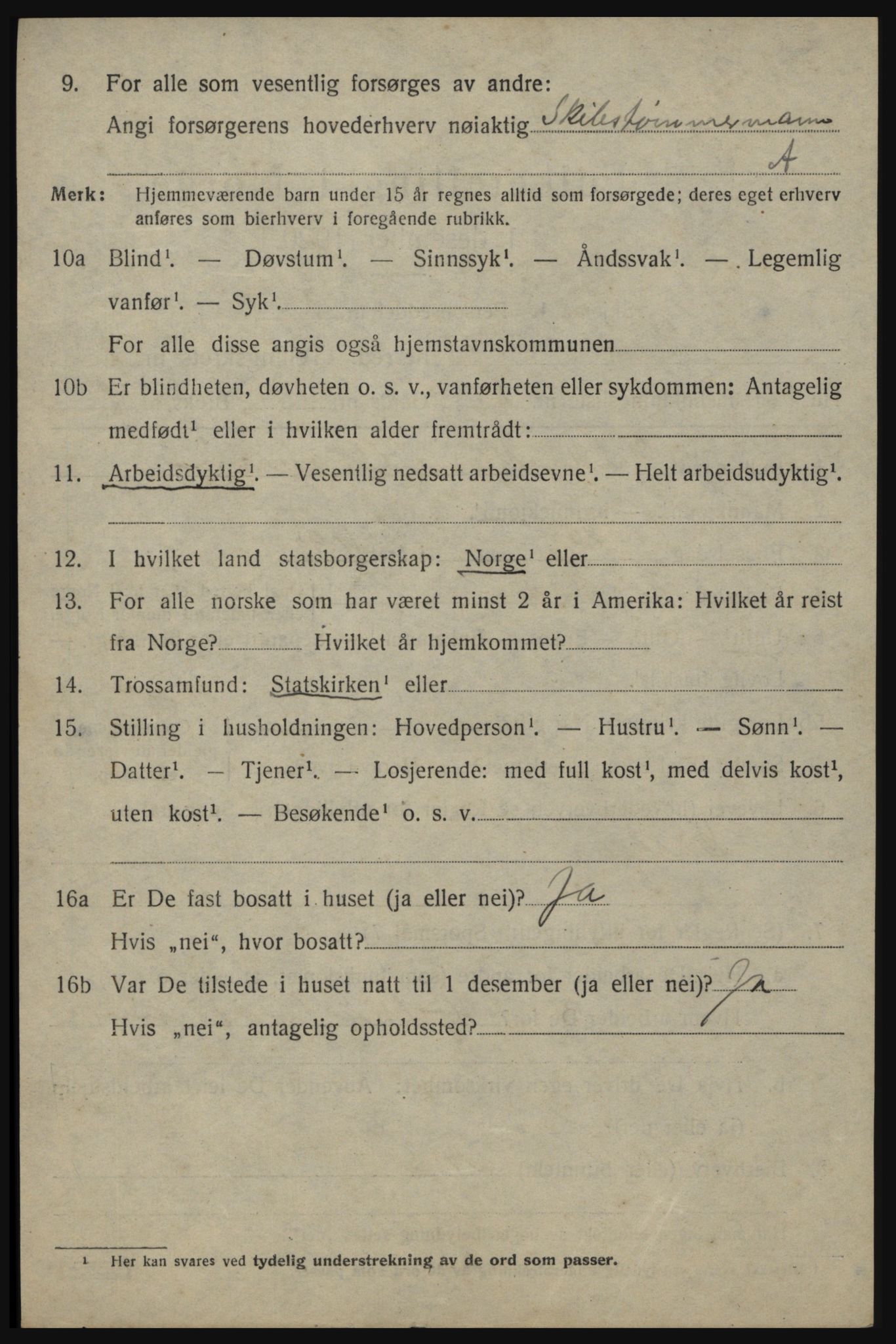 SAO, 1920 census for Idd, 1920, p. 4033