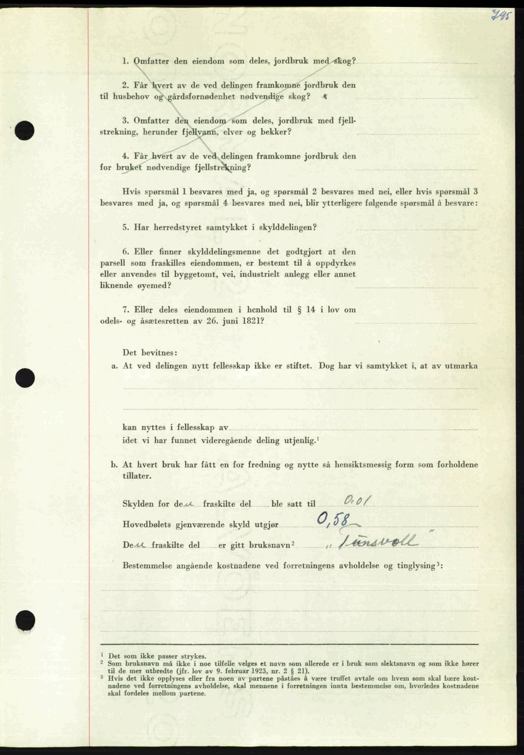 Nordmøre sorenskriveri, AV/SAT-A-4132/1/2/2Ca: Mortgage book no. A115, 1950-1950, Diary no: : 2424/1950