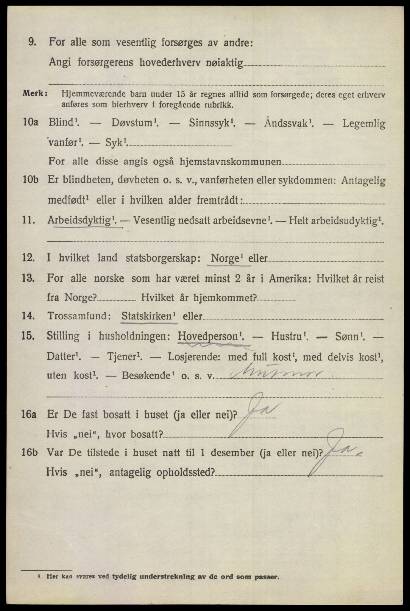 SAKO, 1920 census for Norderhov, 1920, p. 11612