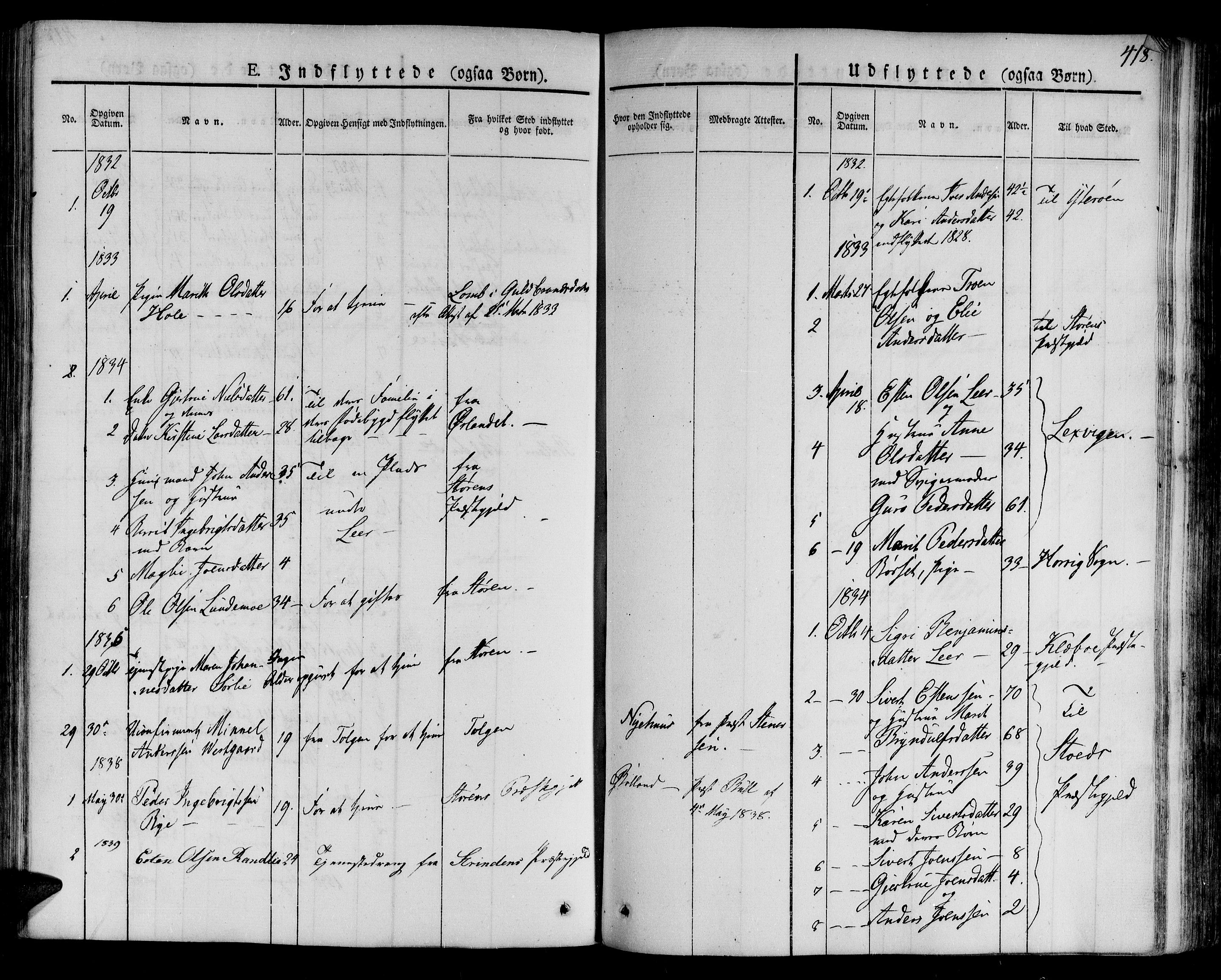 Ministerialprotokoller, klokkerbøker og fødselsregistre - Sør-Trøndelag, SAT/A-1456/691/L1072: Parish register (official) no. 691A05 /3, 1826-1841, p. 418