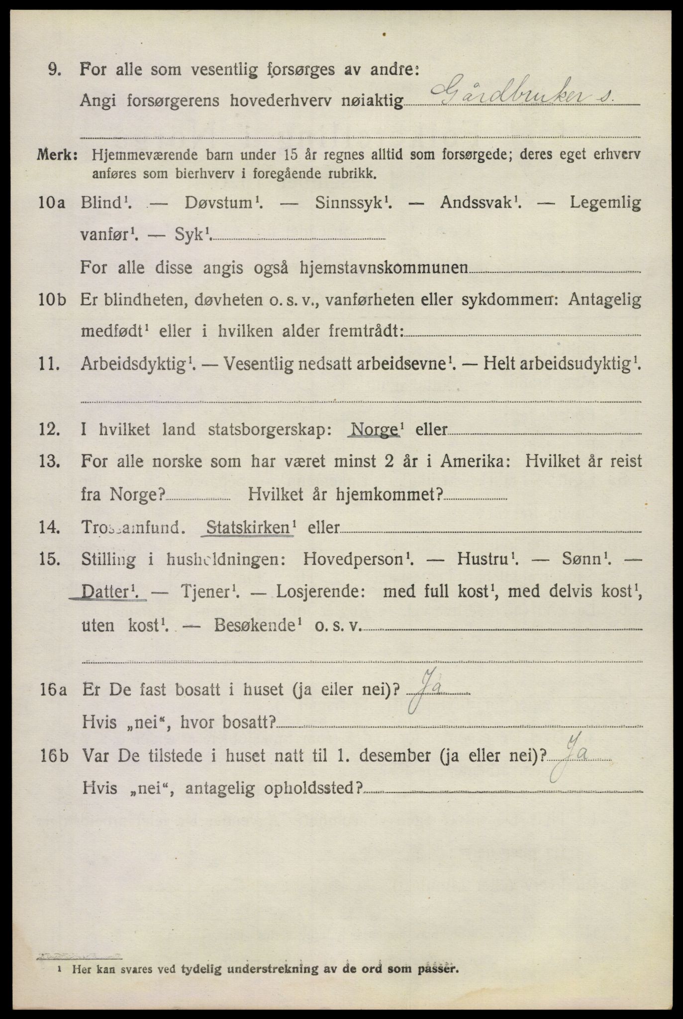 SAKO, 1920 census for Våle, 1920, p. 5387