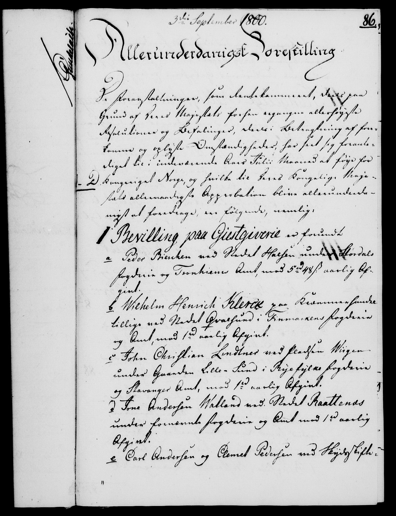Rentekammeret, Kammerkanselliet, AV/RA-EA-3111/G/Gf/Gfa/L0082: Norsk relasjons- og resolusjonsprotokoll (merket RK 52.82), 1800, p. 529